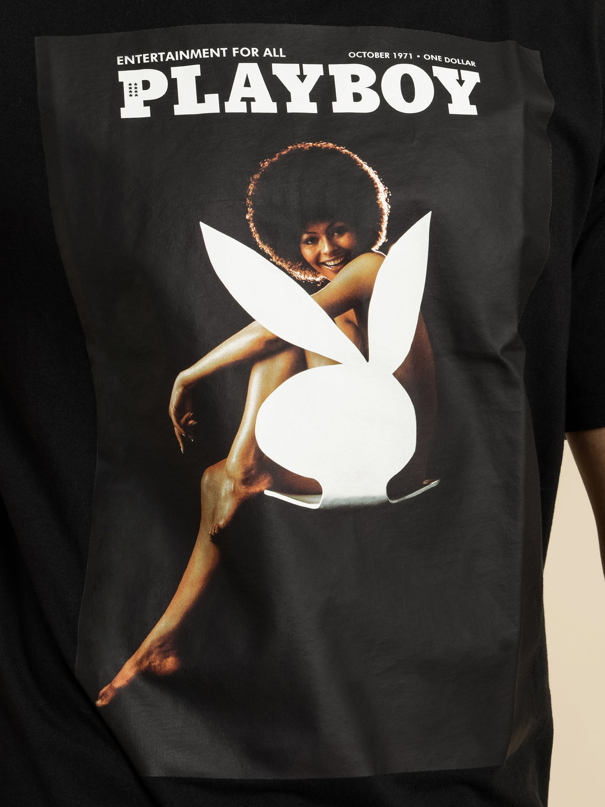 Playboy October 1971 T-Shirt in Black