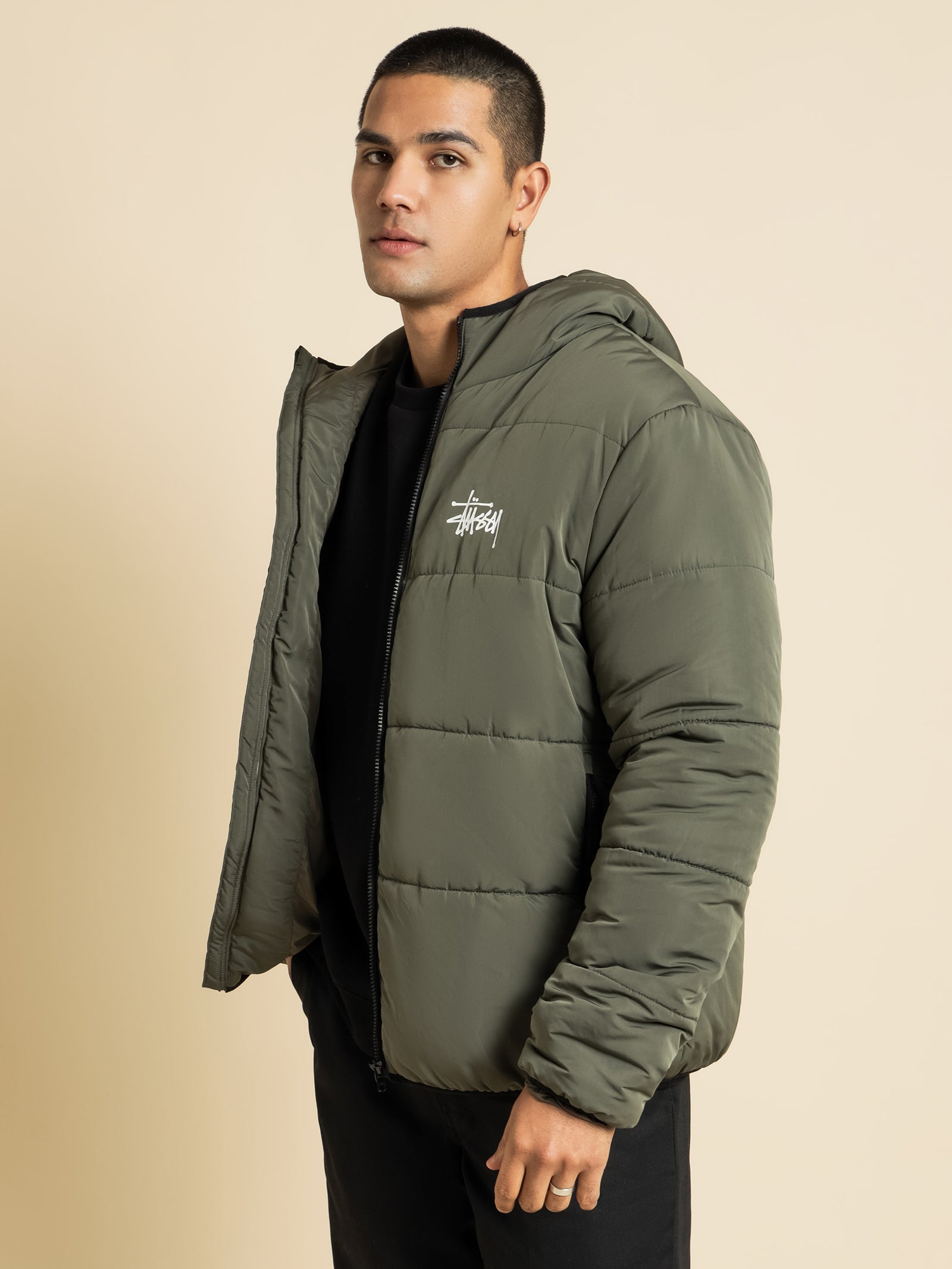 Graffiti Lightweight Puffer Jacket