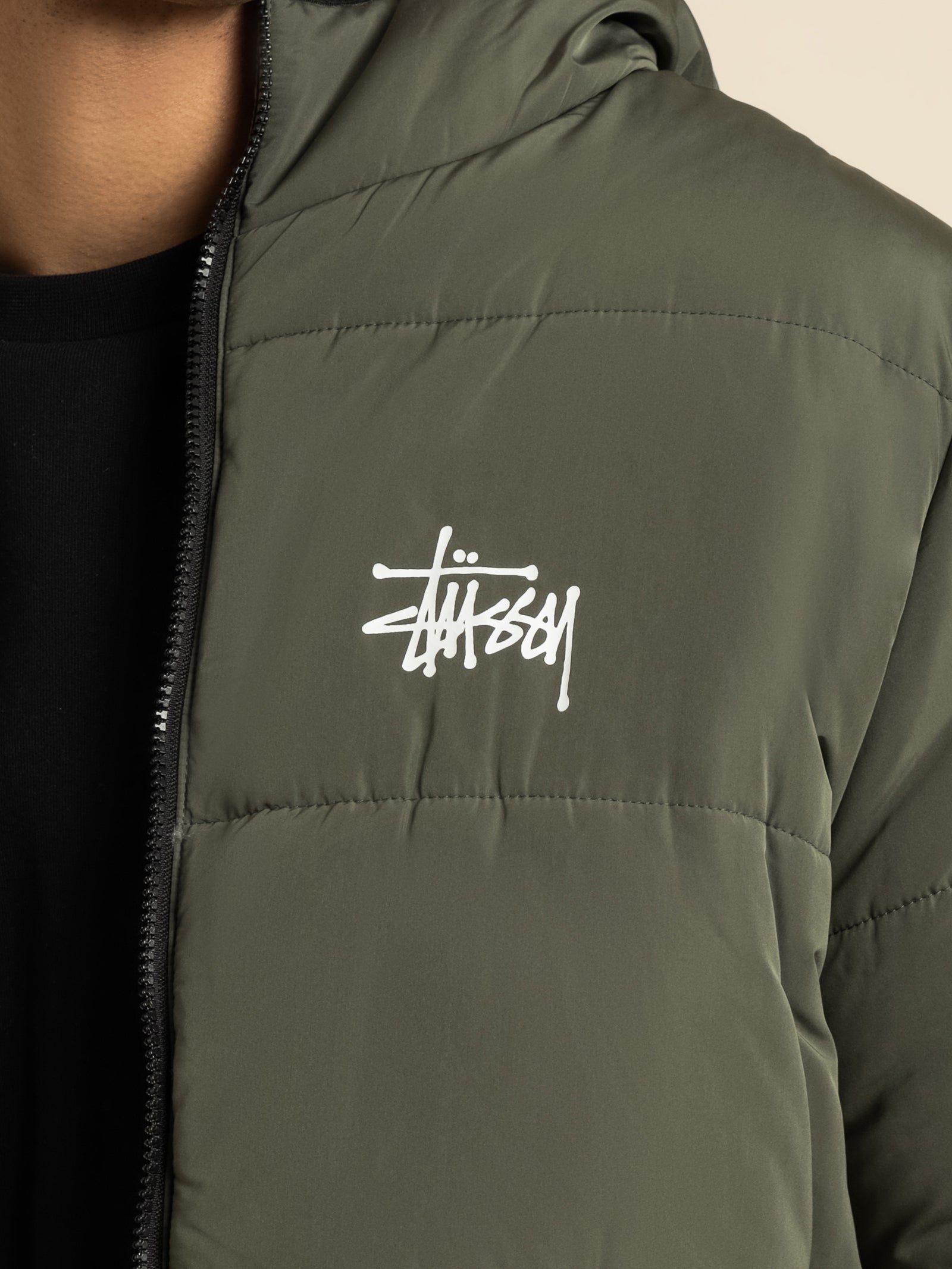 Graffiti Lightweight Puffer Jacket