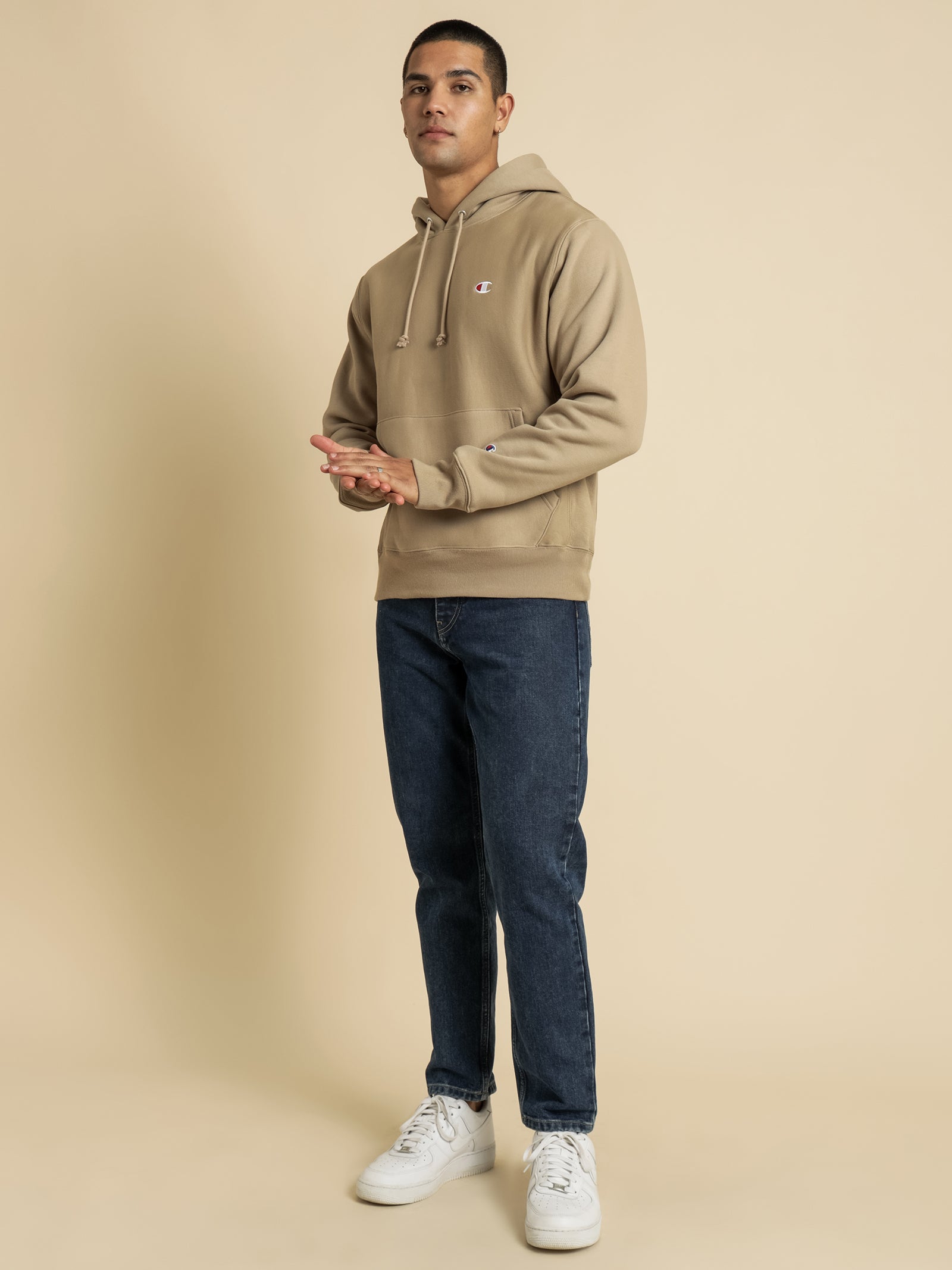 Country walnut champion hoodie Clearance