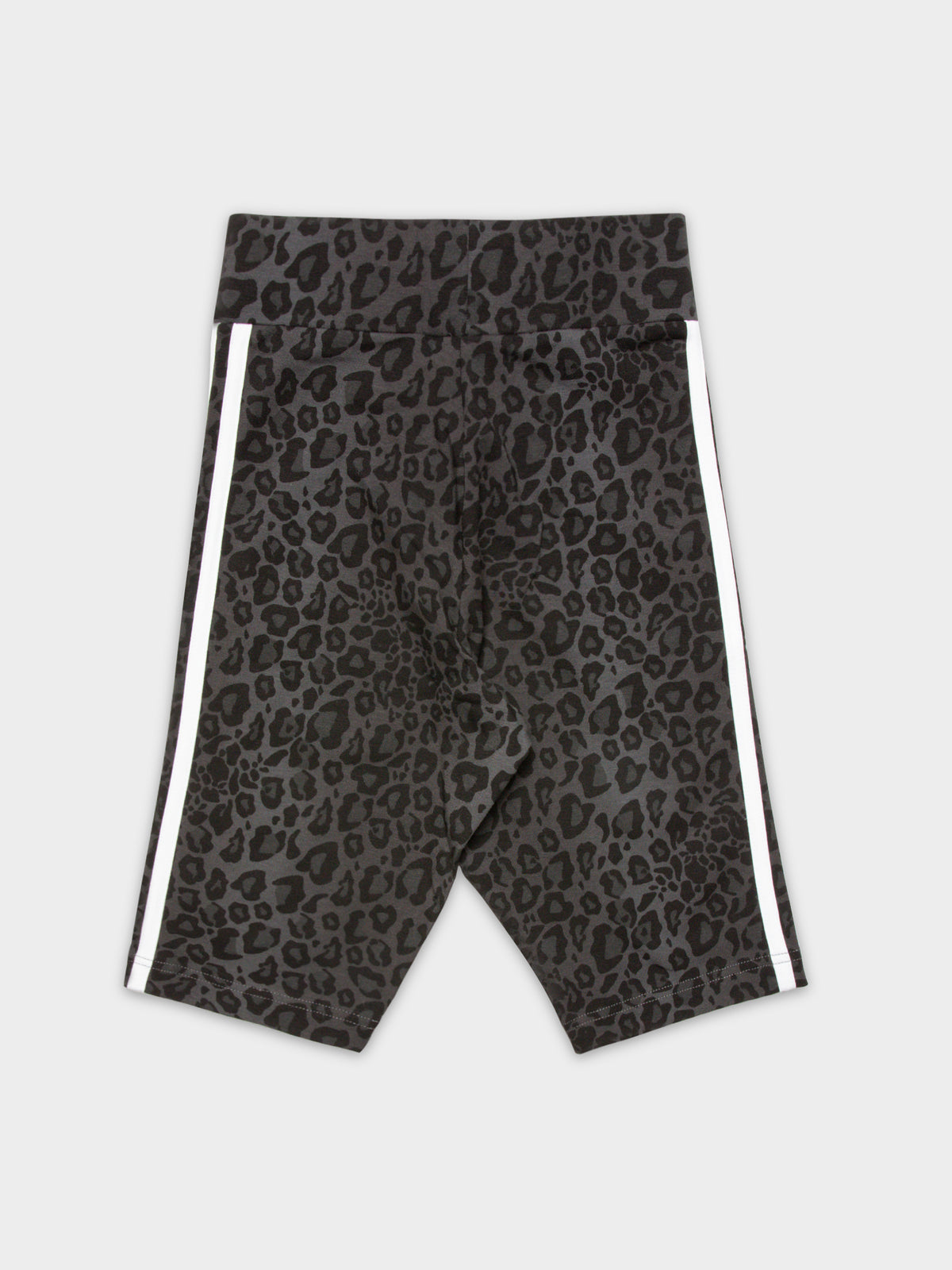 Bike Shorts in Black Leopard