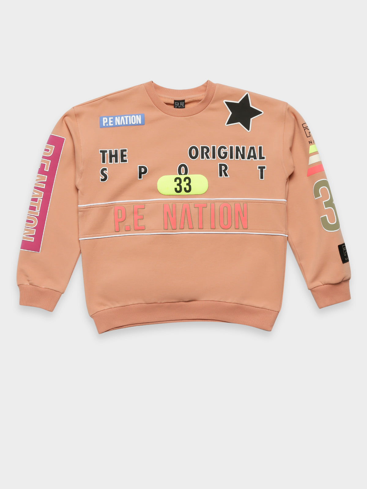 Pe Nation Eastbrook Sweater | Coral Mid