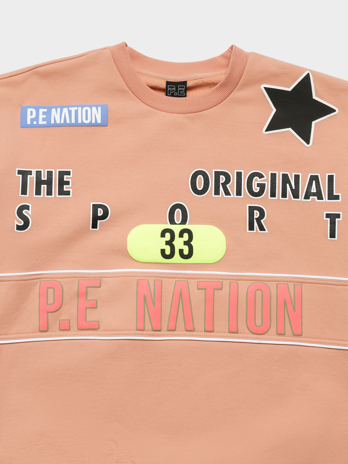 Pe Nation Eastbrook Sweater | Coral Mid
