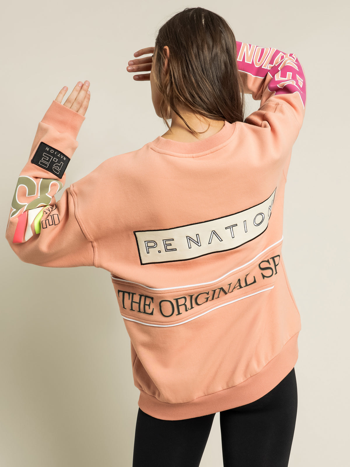 Pe Nation Eastbrook Sweater | Coral Mid