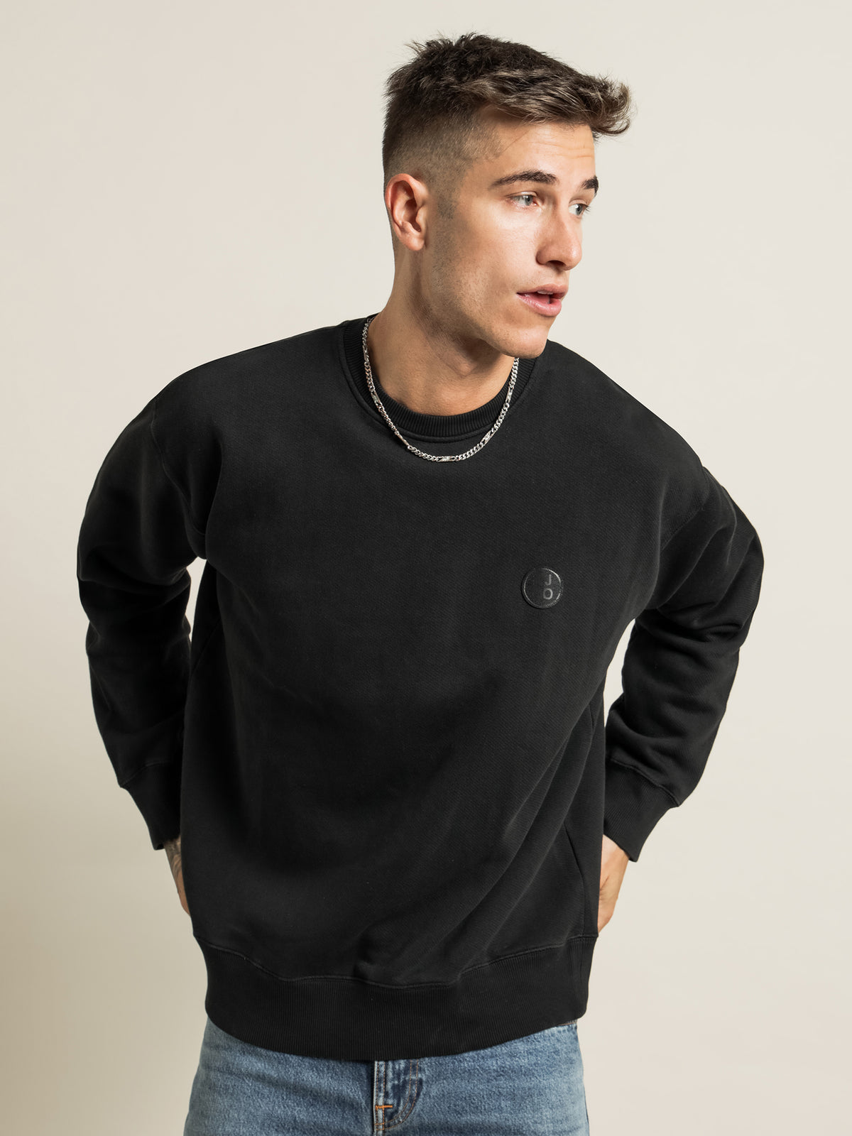 Lukas NJCO Circle Sweatshirt in Black
