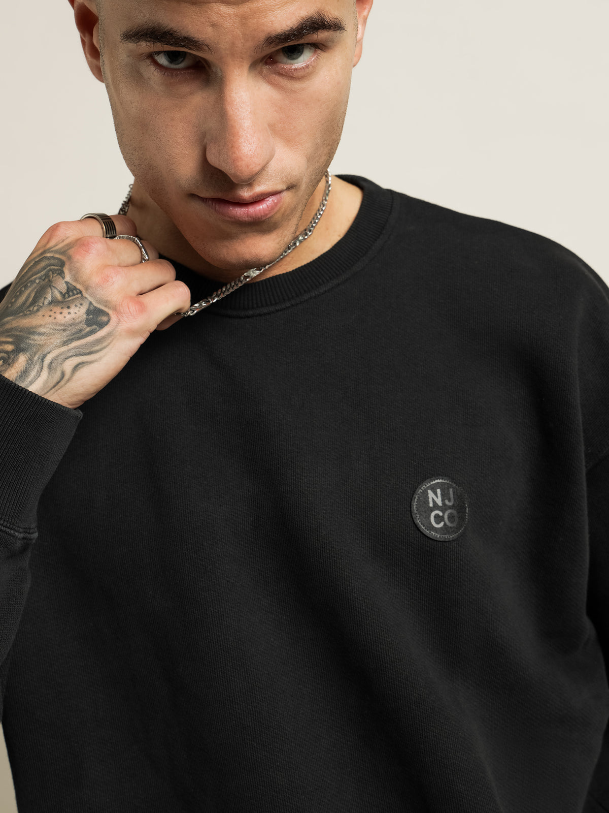 Lukas NJCO Circle Sweatshirt in Black