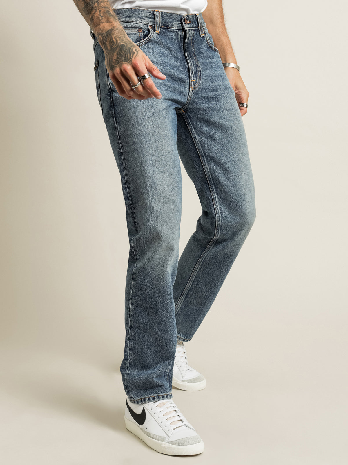 Gritty Jackson Jeans in Old Gold