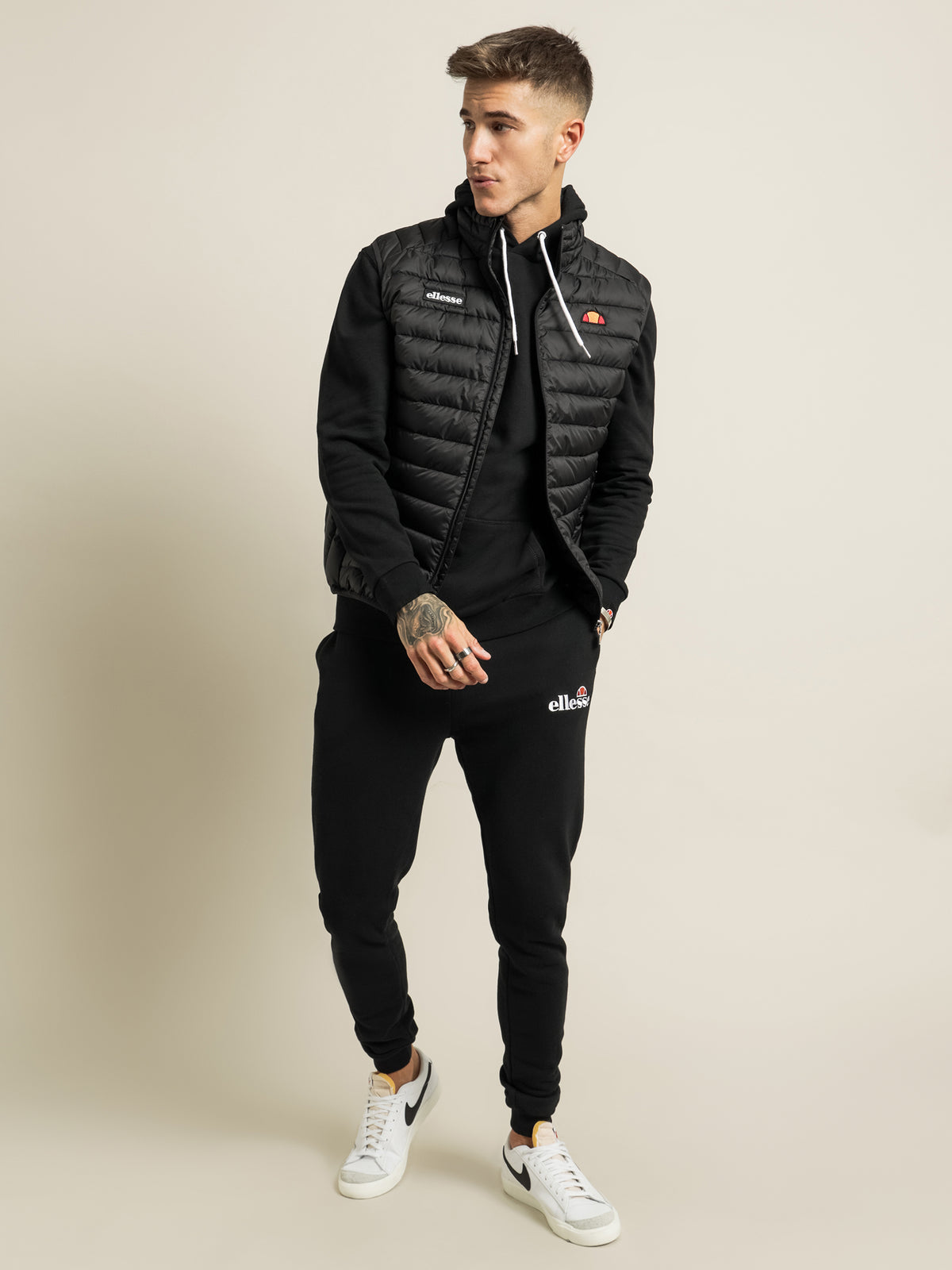 Ellesse Bardy Gilet Puffer Vest | Black