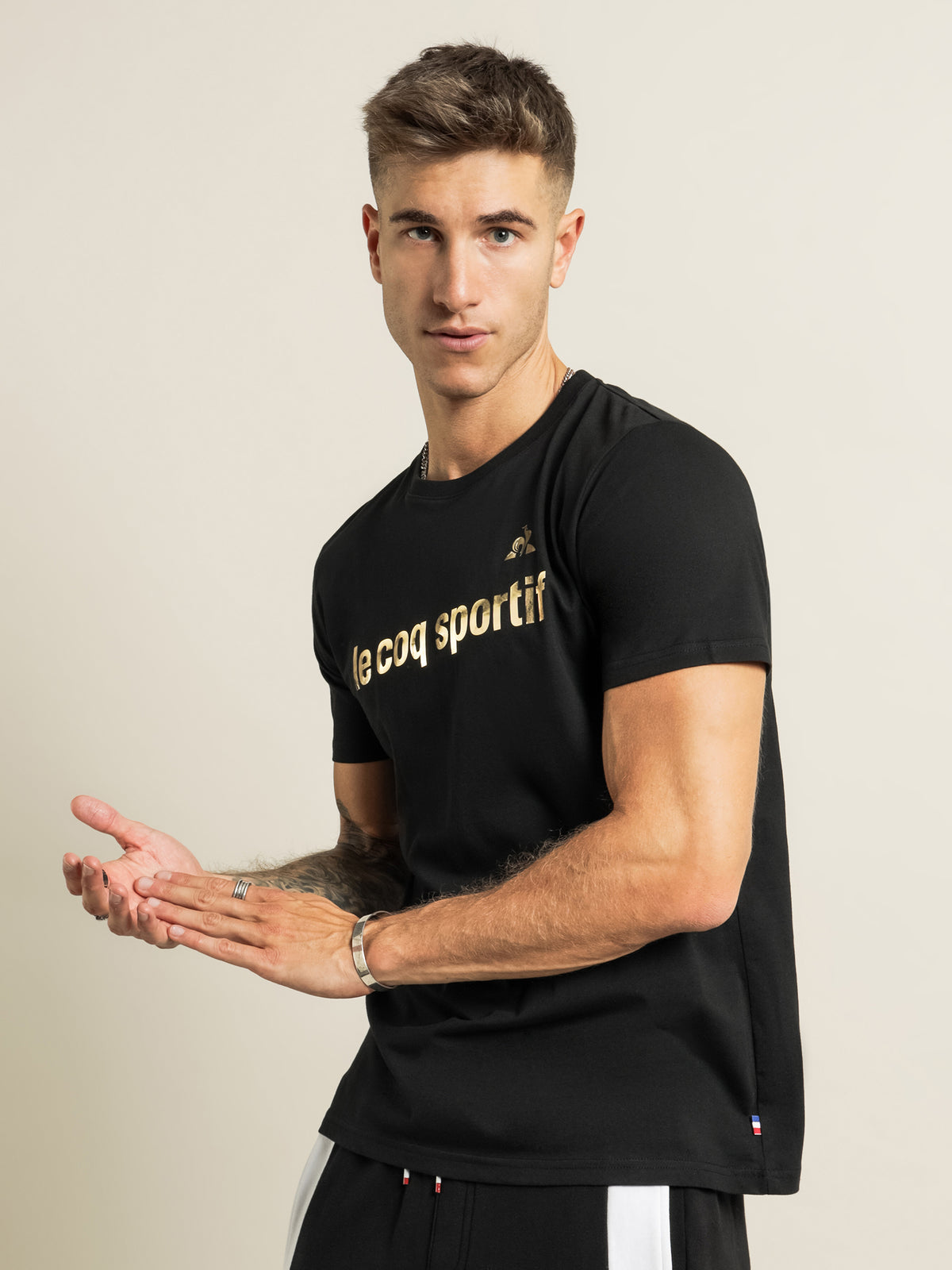 Roissey Foil T-Shirt in Black