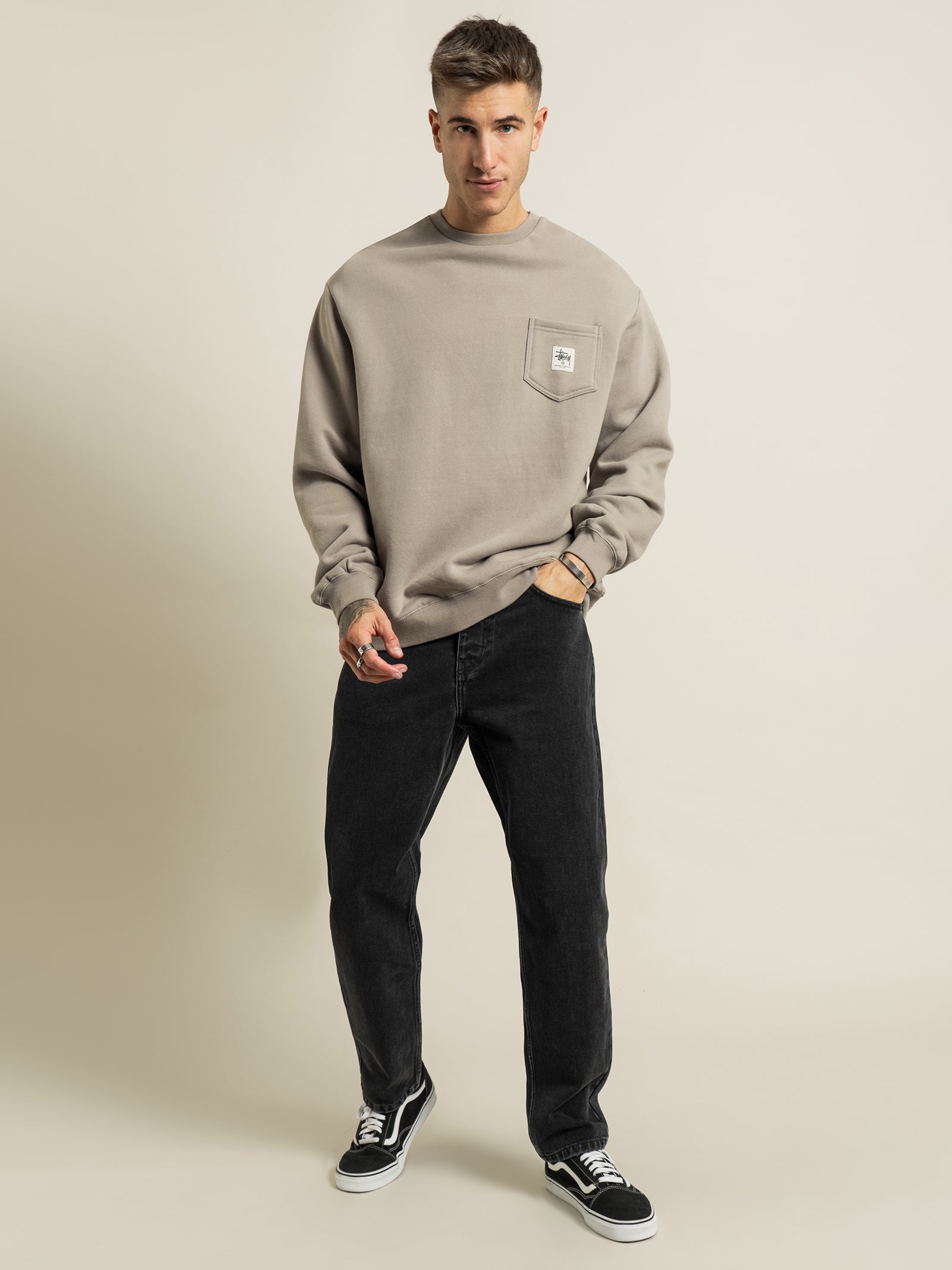 Pocket Crewneck