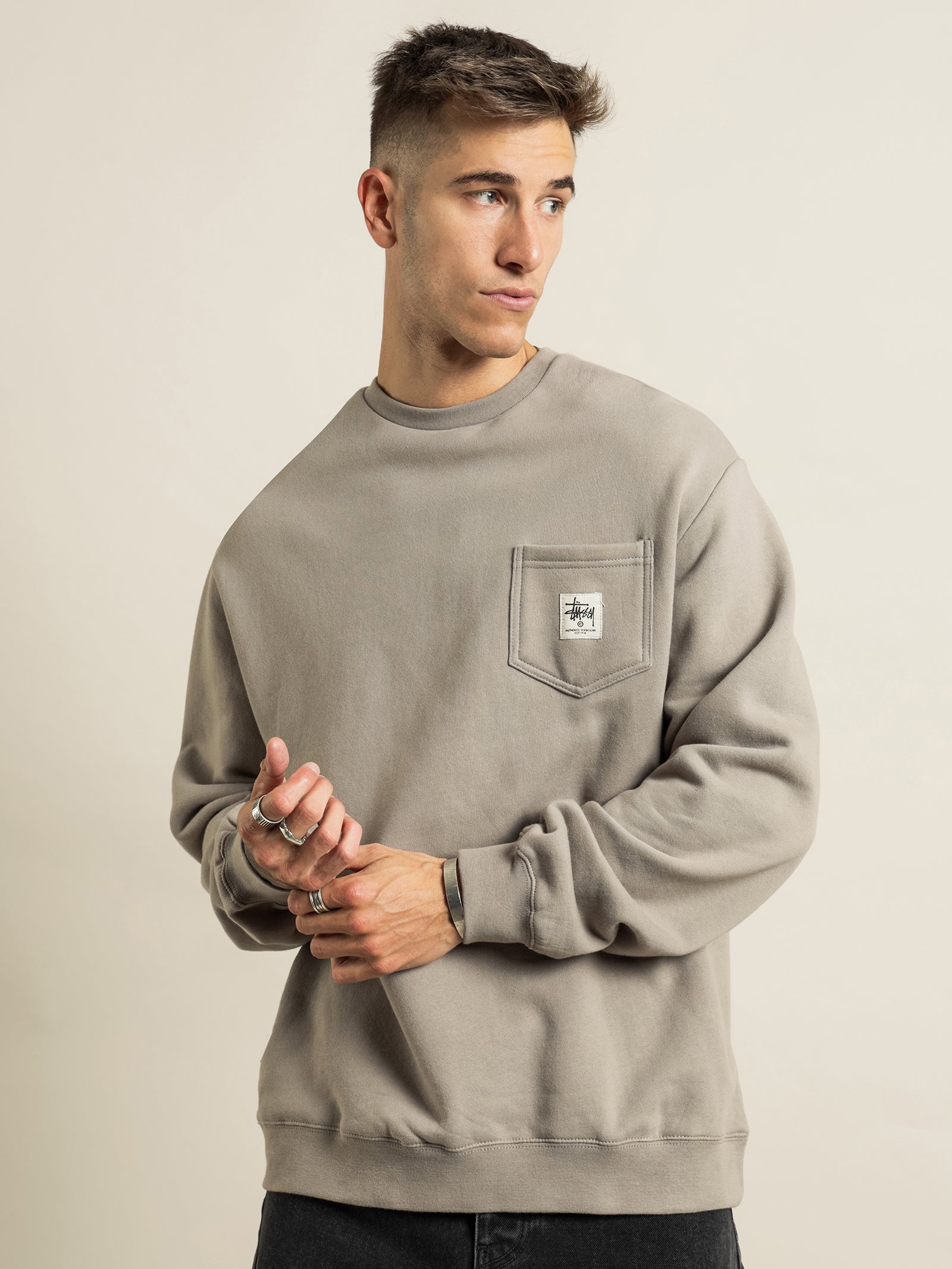 Pocket Crewneck