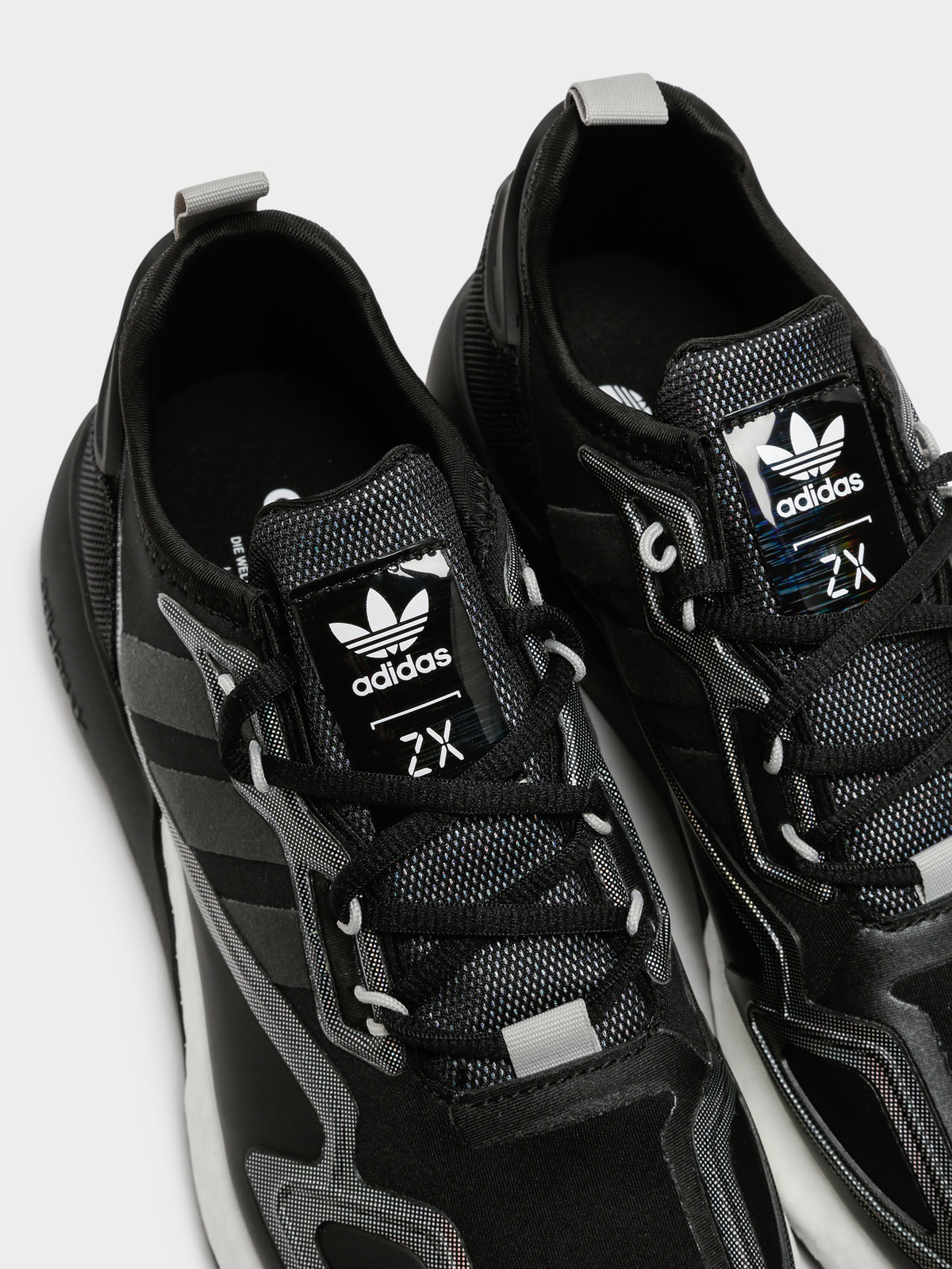 Adidas Womens ZX 2K Boost Sneakers | Black/White