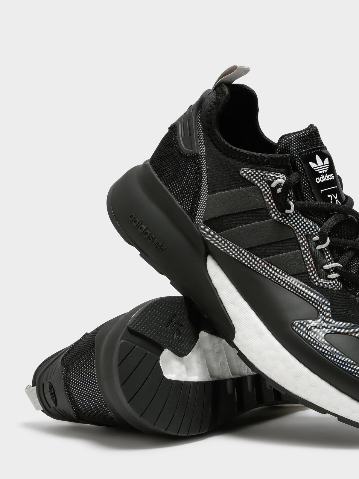 Adidas Womens ZX 2K Boost Sneakers | Black/White