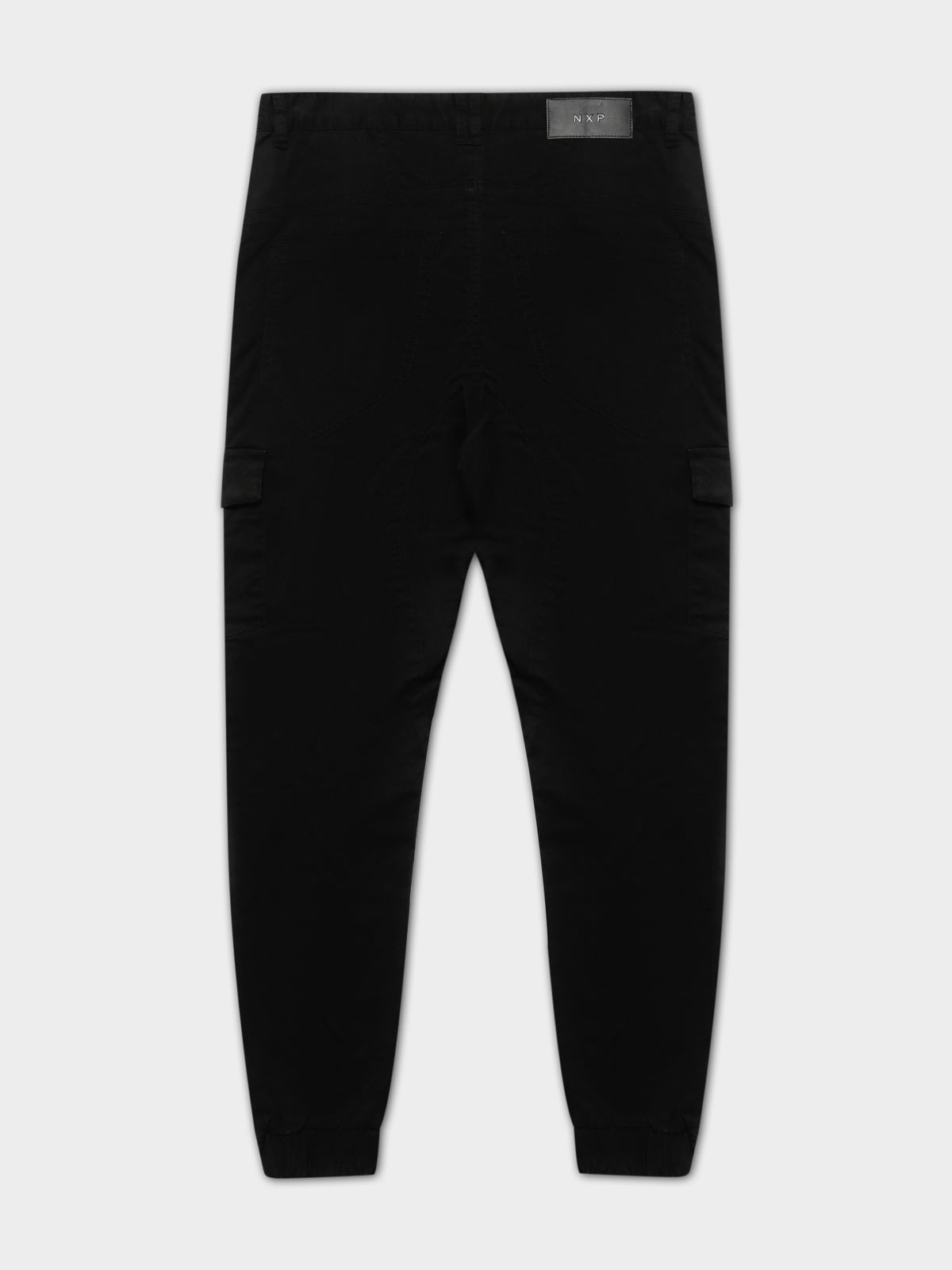 Nena And Pasadena Sabre Fixed Waist Cargo Pants | Black