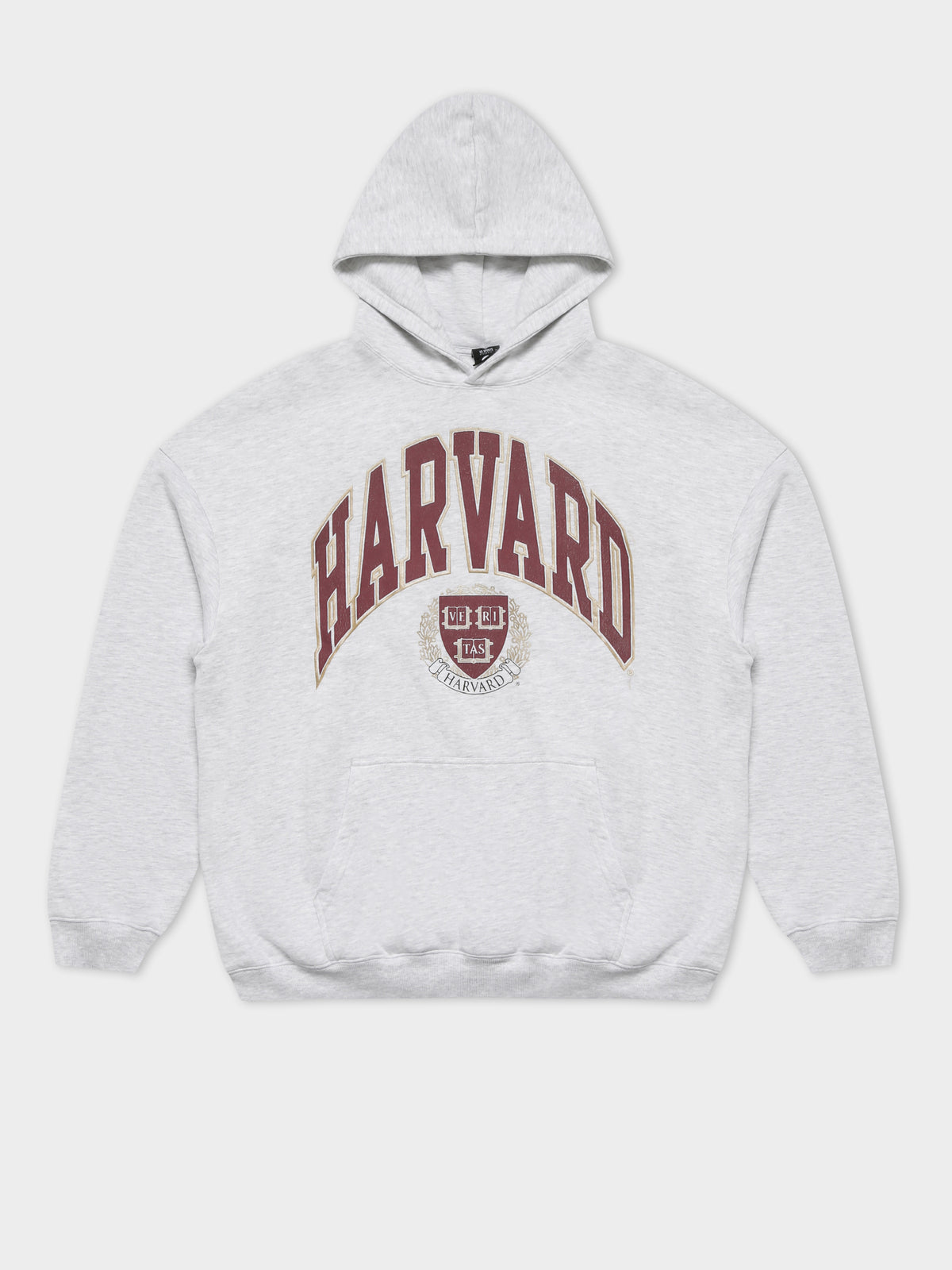 Harvard Hoodie in White Marle