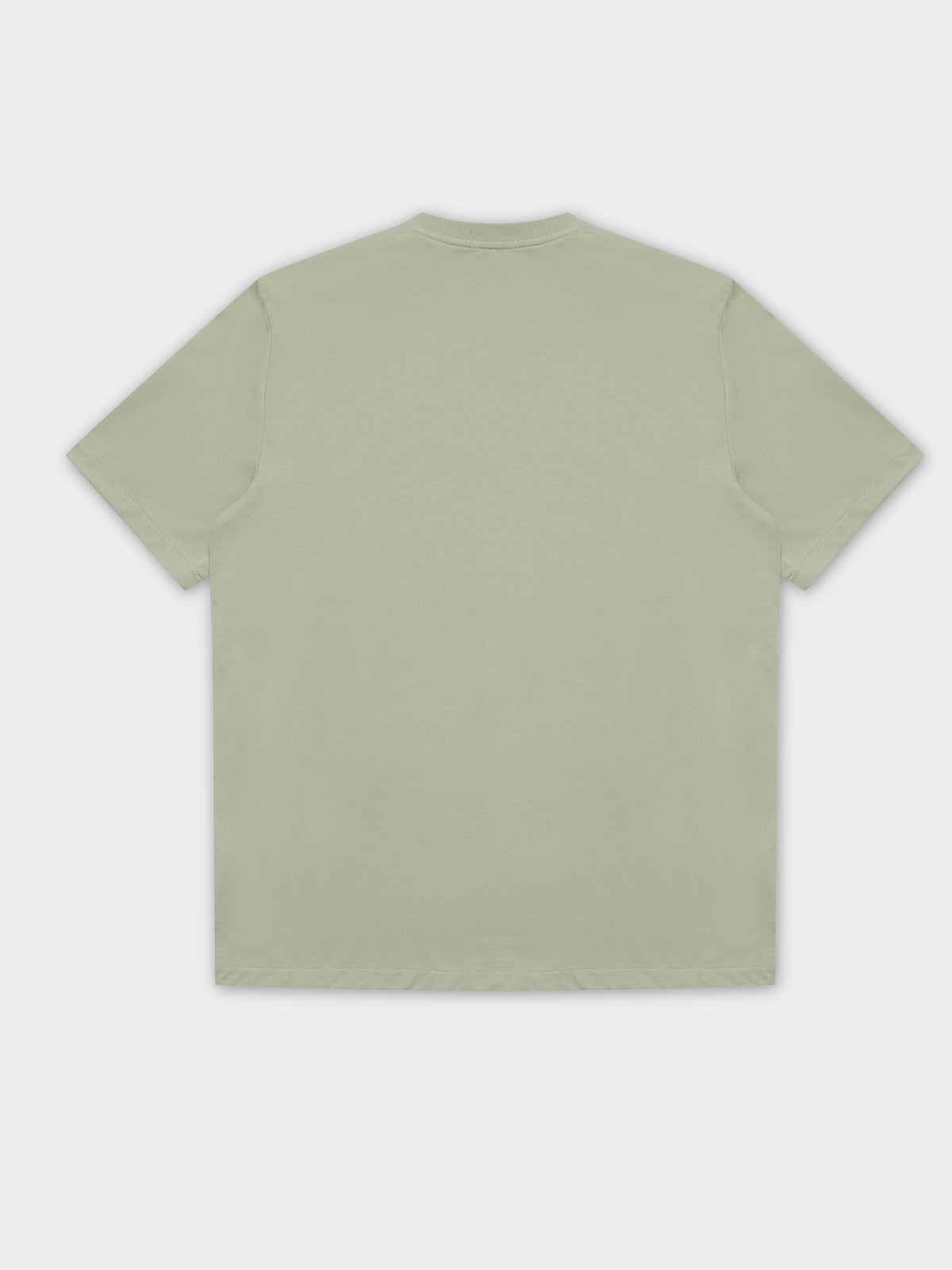 Embroidered T-Shirt in Seagrass