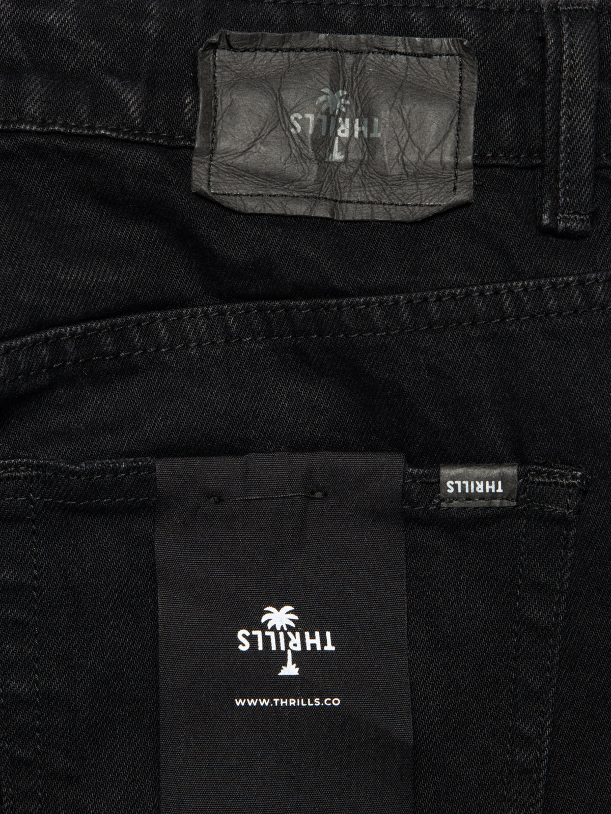 Chopped Jeans in Black Rinse