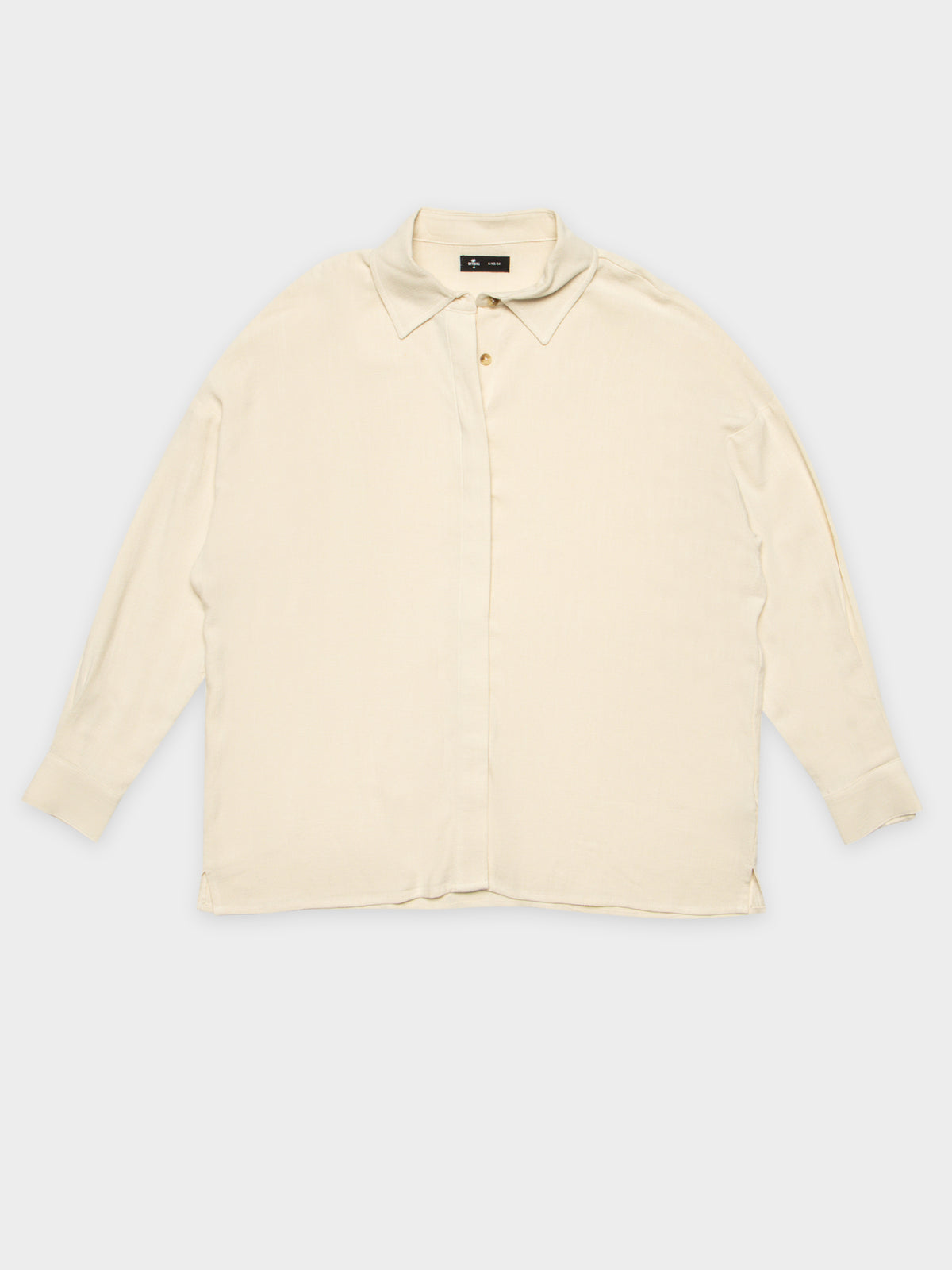 Olive Long Sleeve Shirt in Ivory