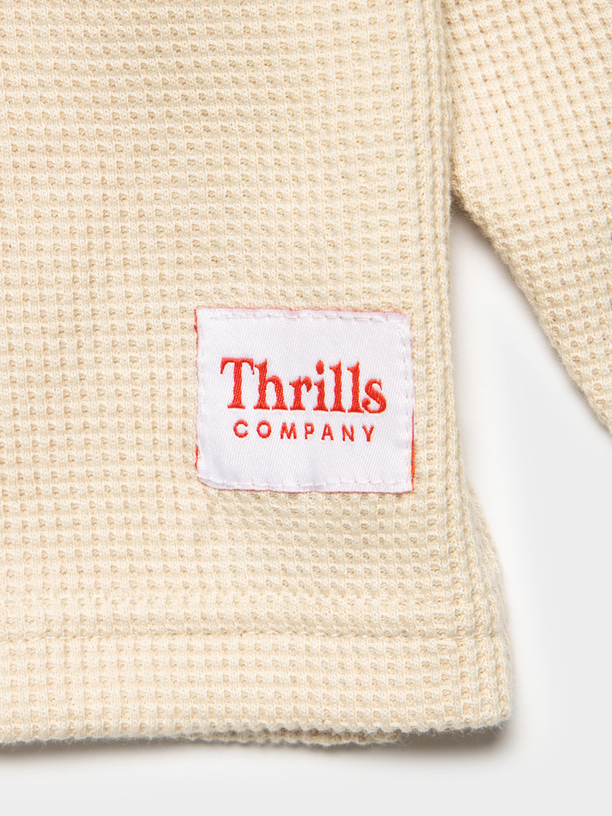 Thrills Hiatus 3/4 Zip Pullover | Unbleached