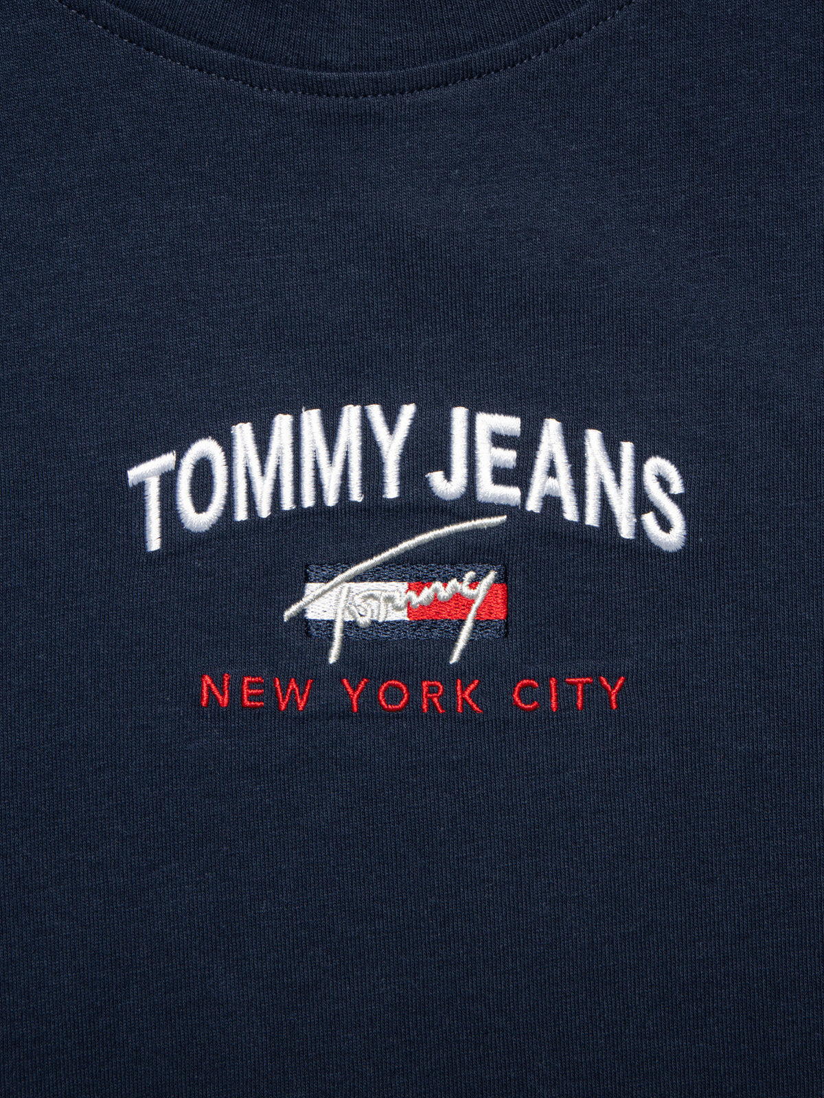 Timeless Tommy Script T-Shirt in Twilight Navy