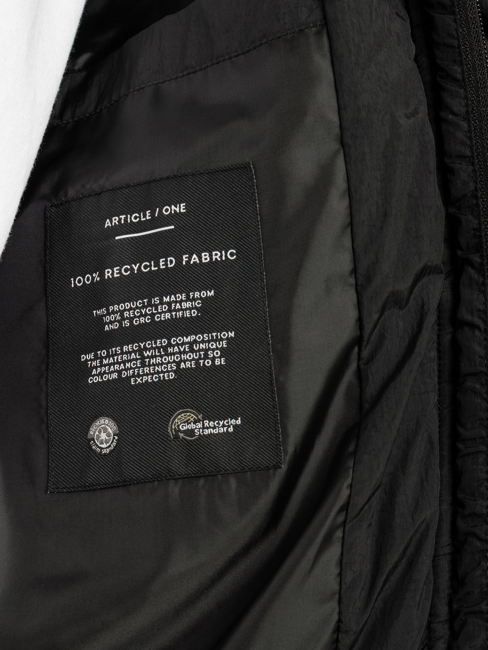 Juno Eco Puffer Jacket in Black