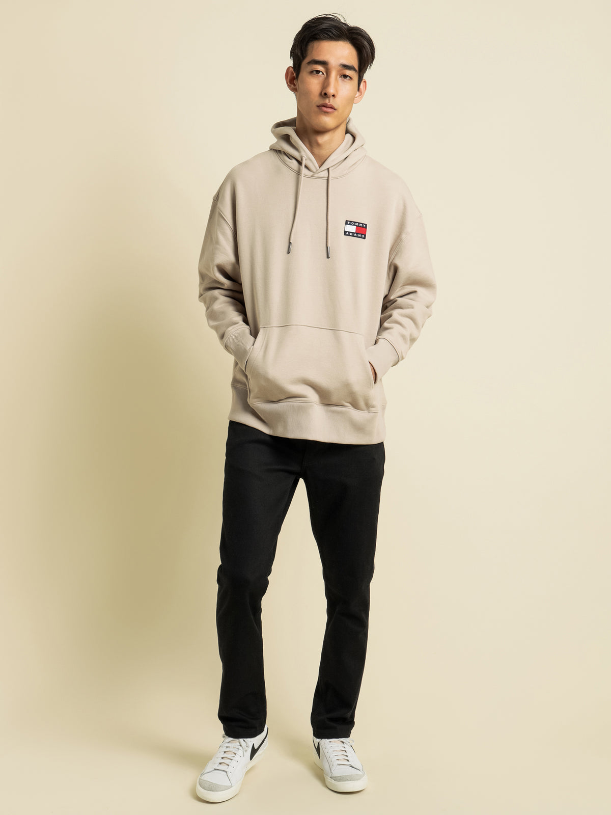 Tommy Hilfiger Tommy Badge Hoodie | Beige