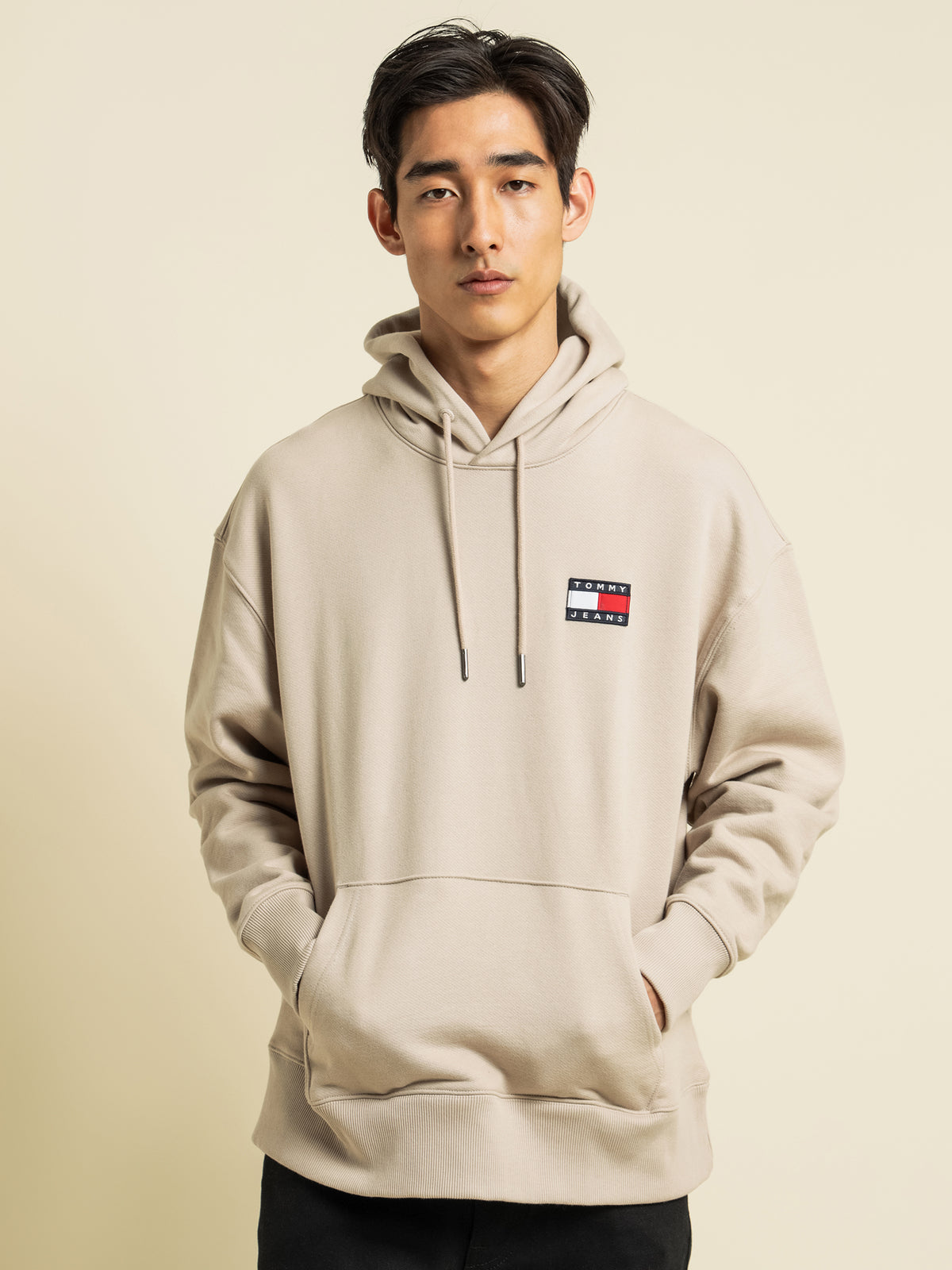 Tommy Hilfiger Tommy Badge Hoodie | Beige