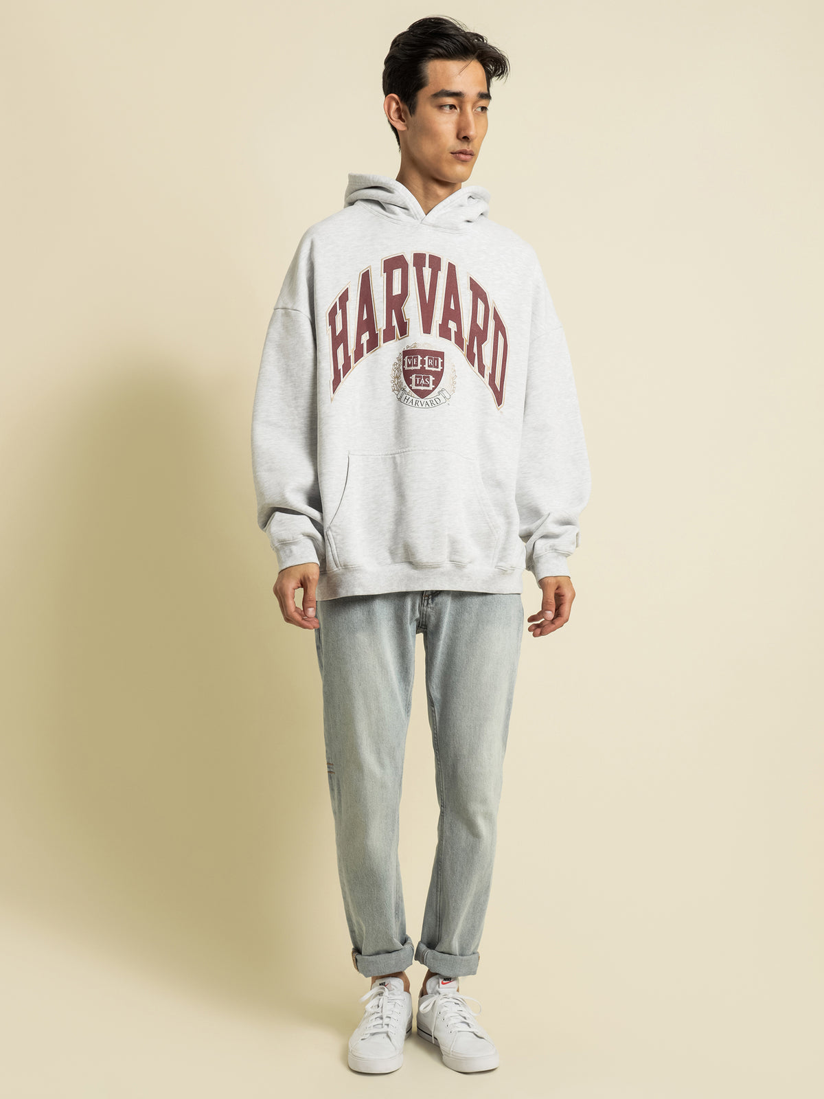 Ncaa Harvard Hoodie | White