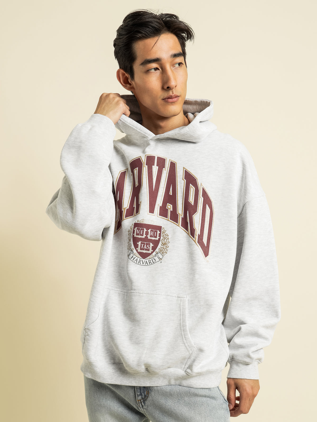 Ncaa Harvard Hoodie | White