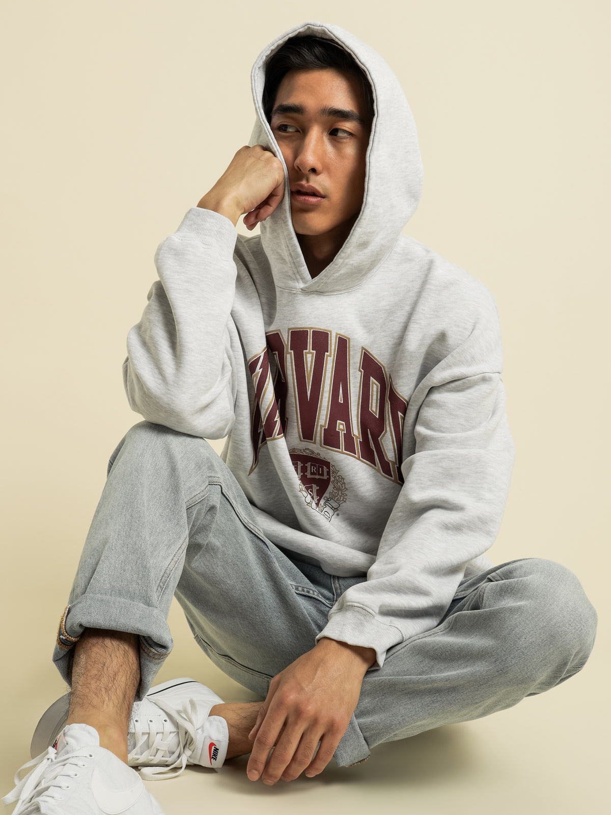 Ncaa Harvard Hoodie | White