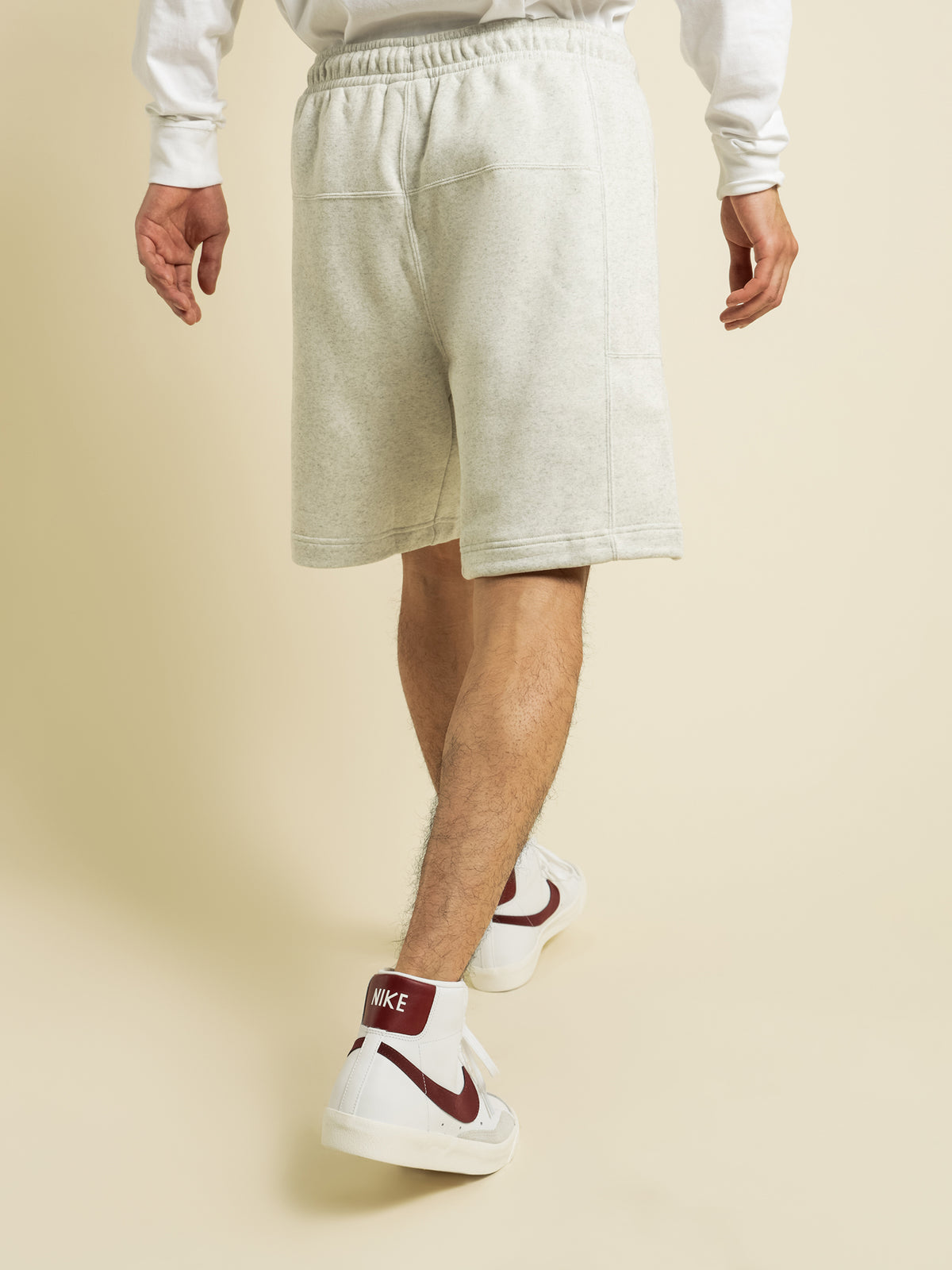 Sportswear Fleece Shorts in Grey Melan