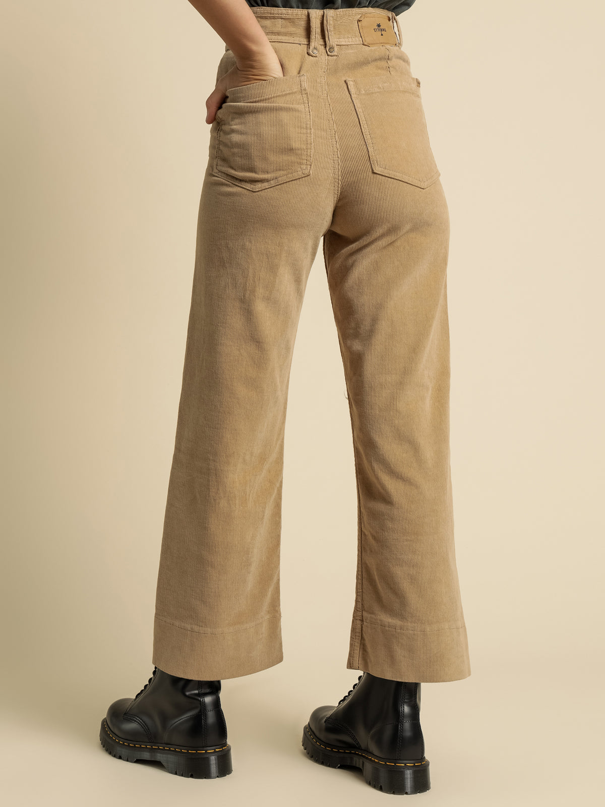 Belle Cord Pants in Sand
