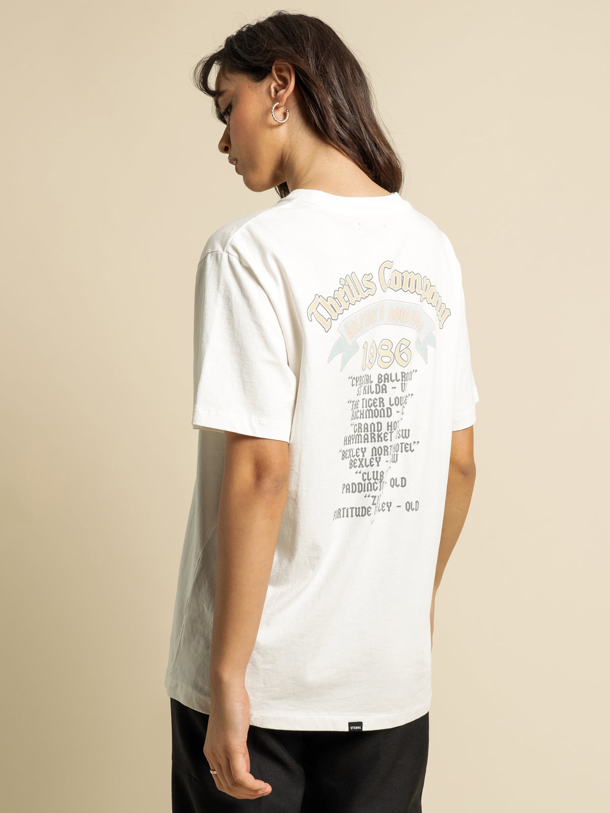 Revival Merch Fit T-Shirt in Dirty White