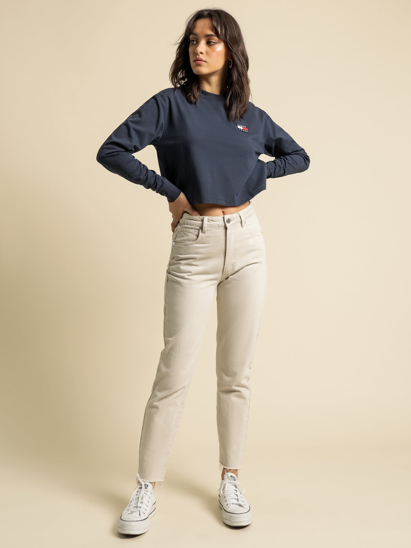 Tommy Badge Long Sleeve T-Shirt