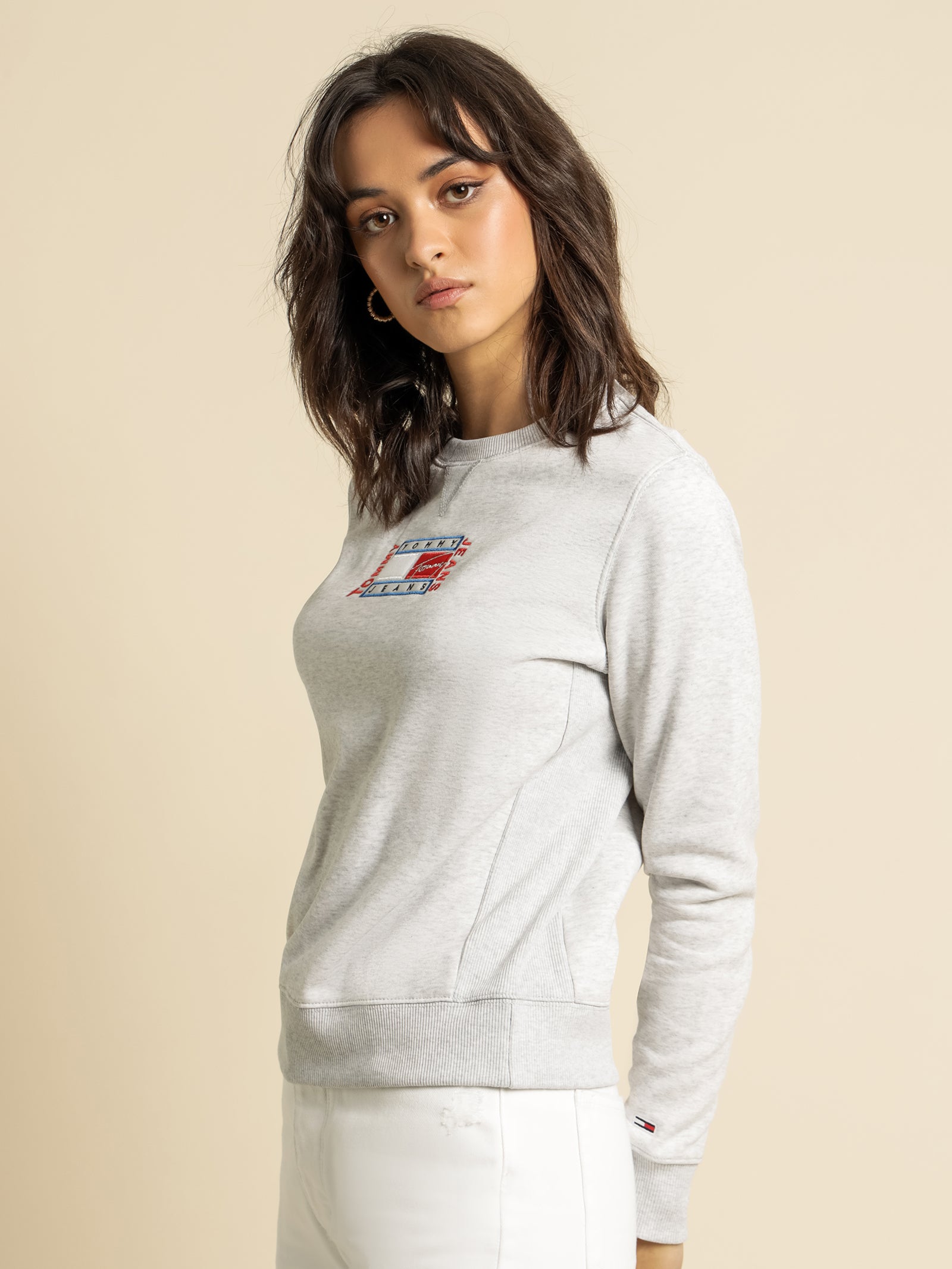 Ombre Logo Fleece Crew Jumper