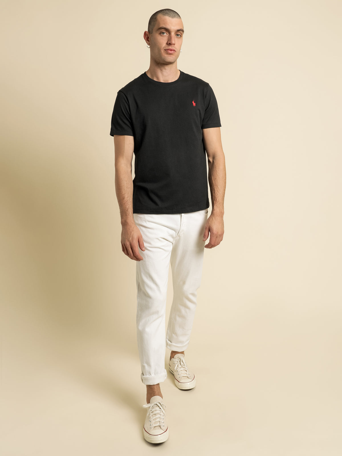 Custom Slim Fit Shirt in Black