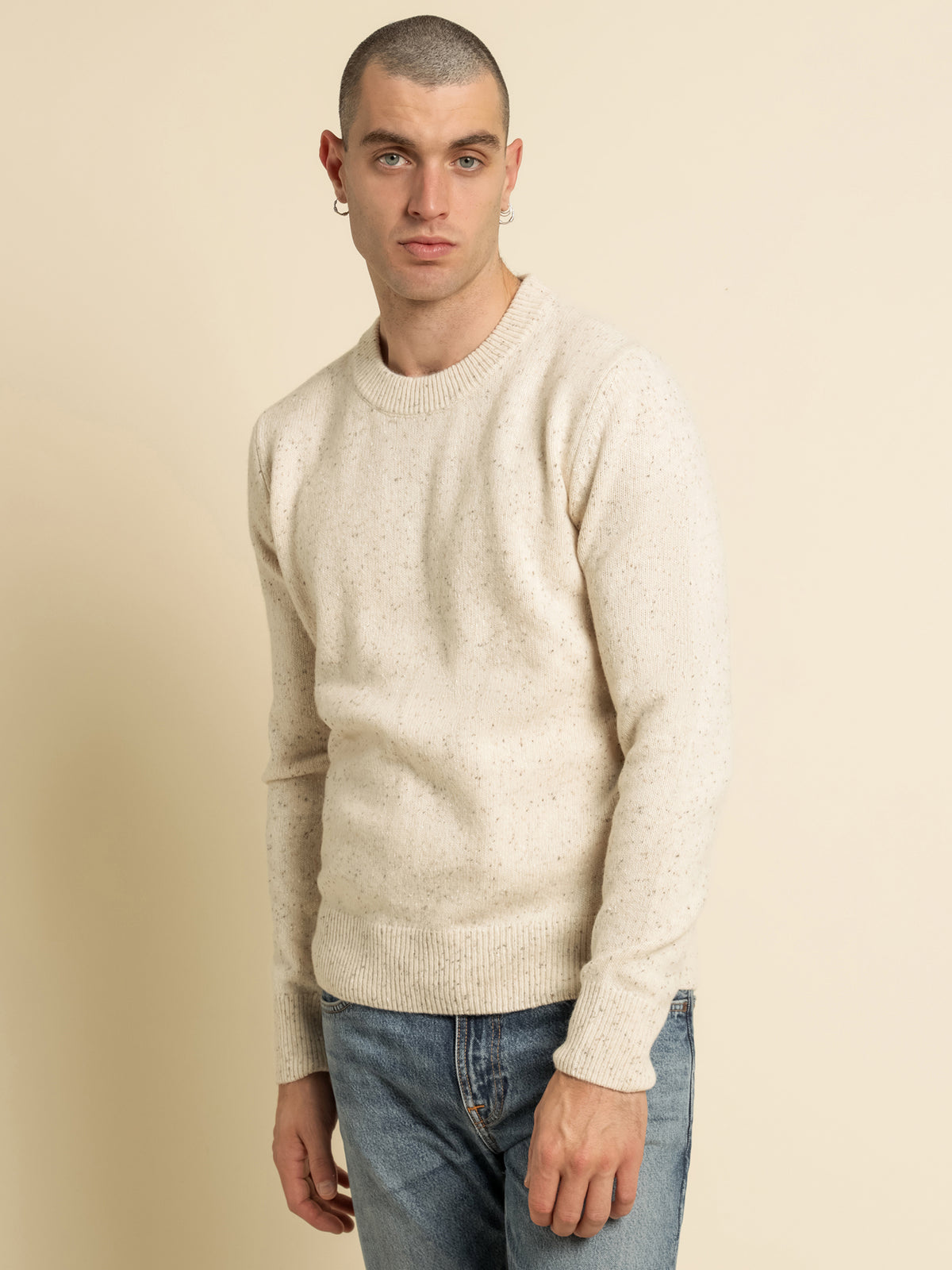 Shoreditch Crew Knit in Natural