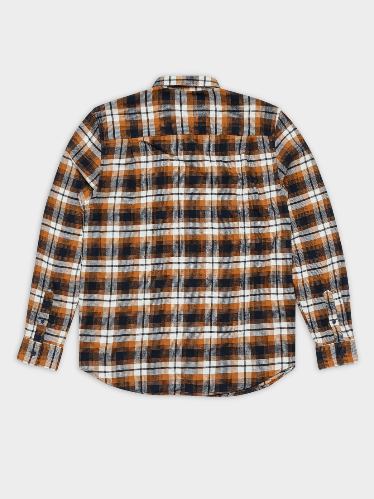 State Check Shirt in Navy &amp; Almond