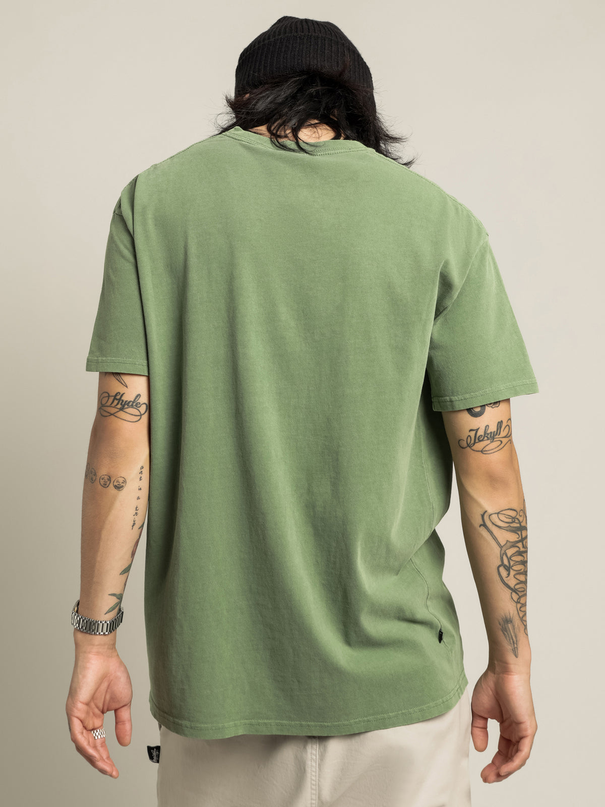 Shadow Stock T-Shirt in Pigment Basil
