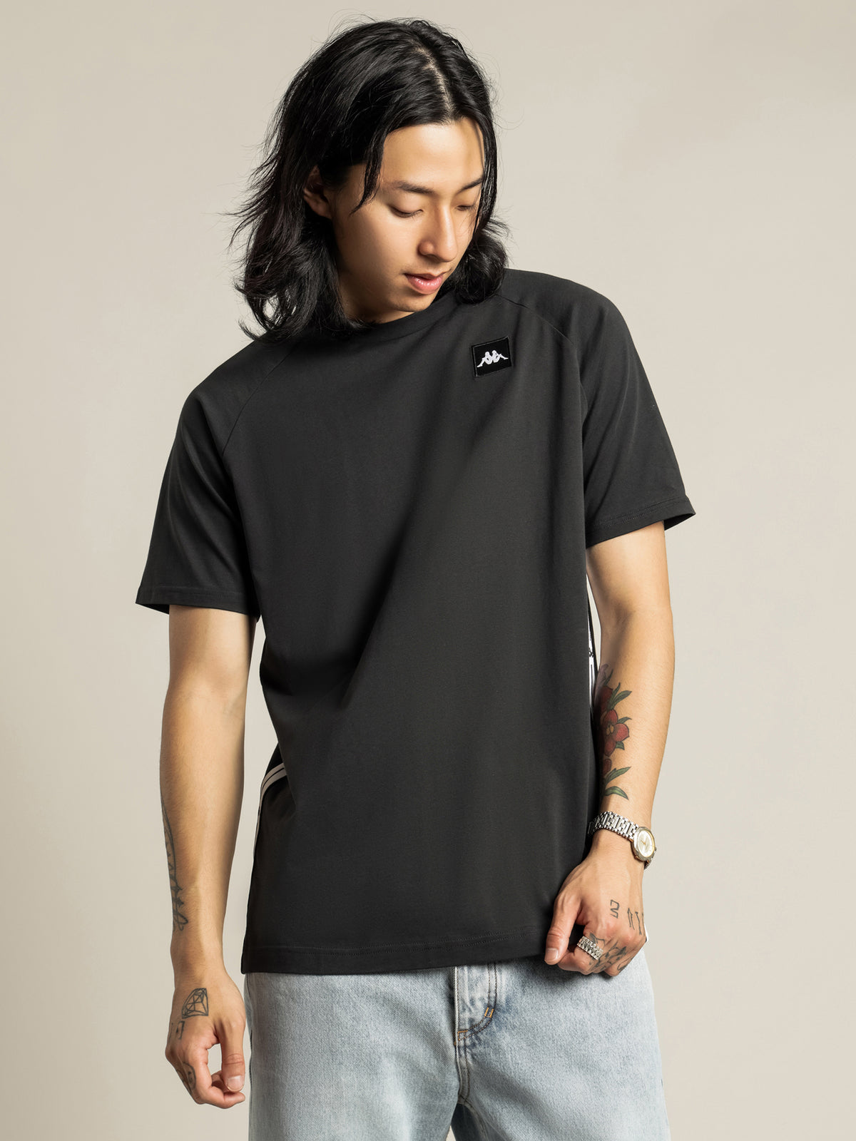 Authentic JPN Crew T-Shirt in Black