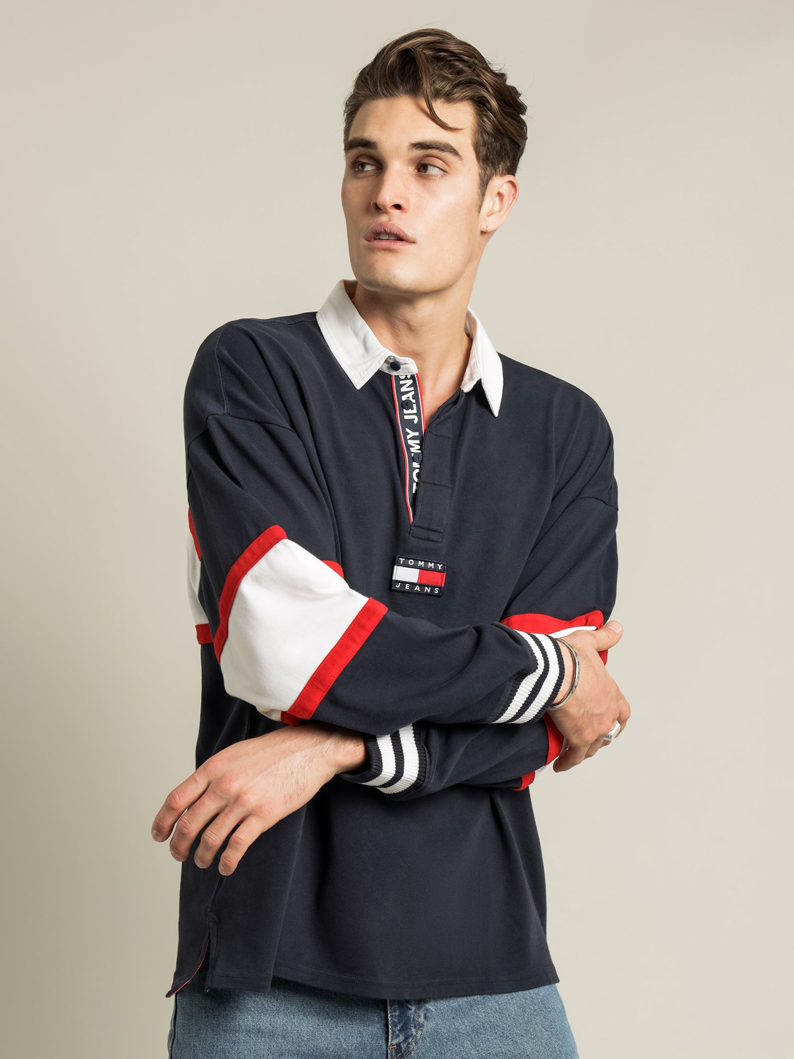 Tommy Badge Rugby Shirt