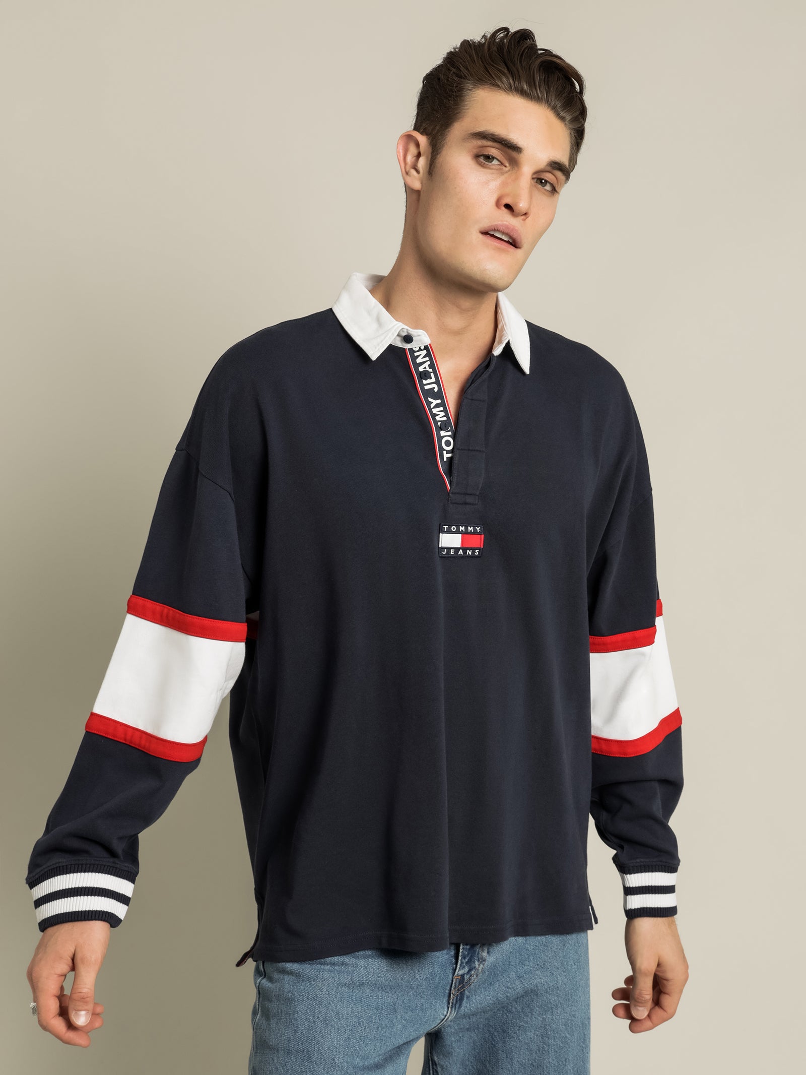 Tommy Badge Rugby Shirt