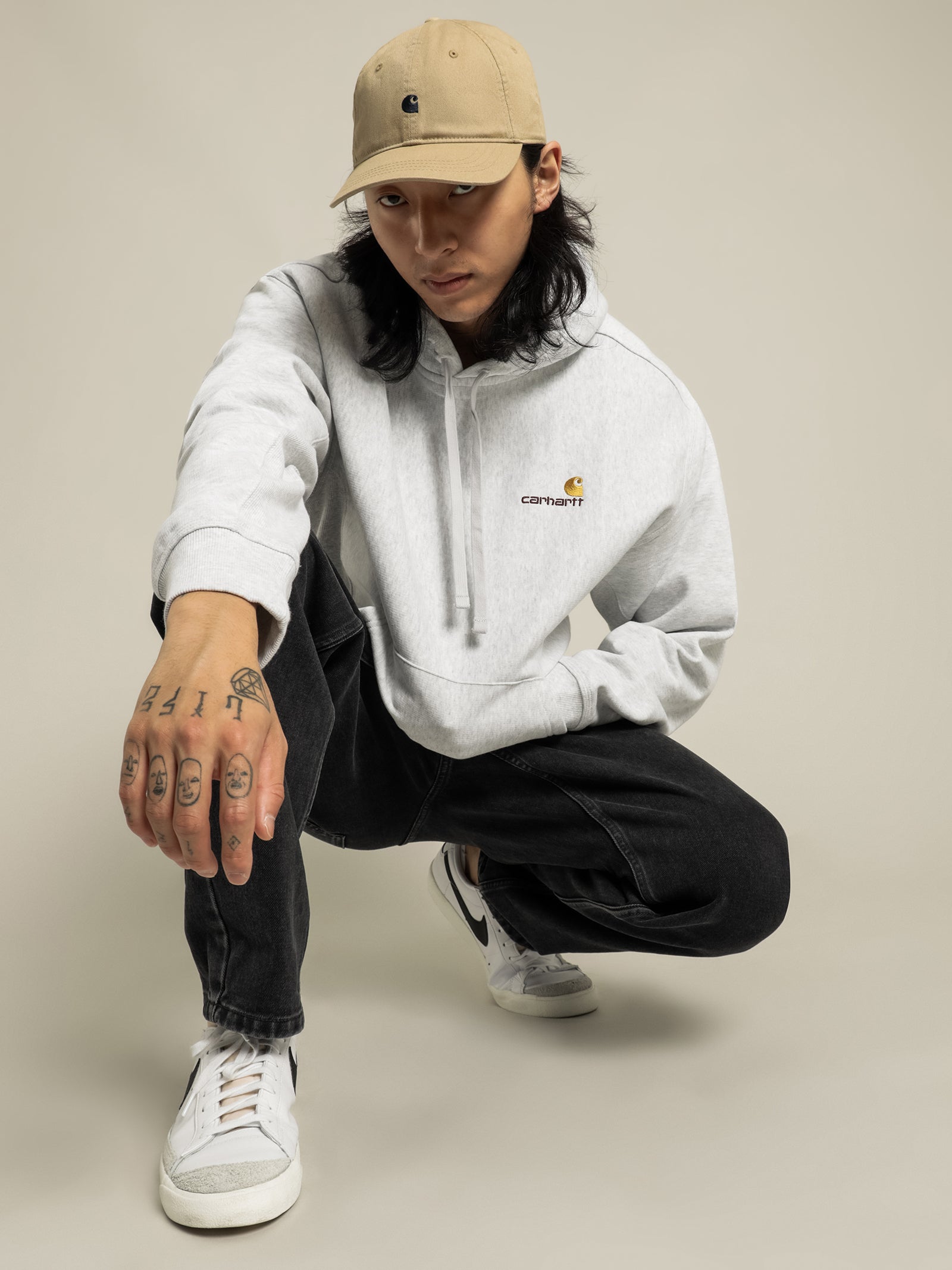 Hooded American Script Sweat