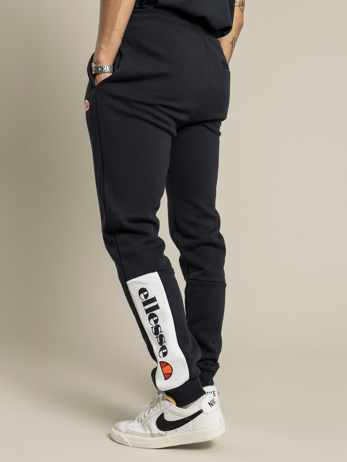 Quensio Track Pants in Navy