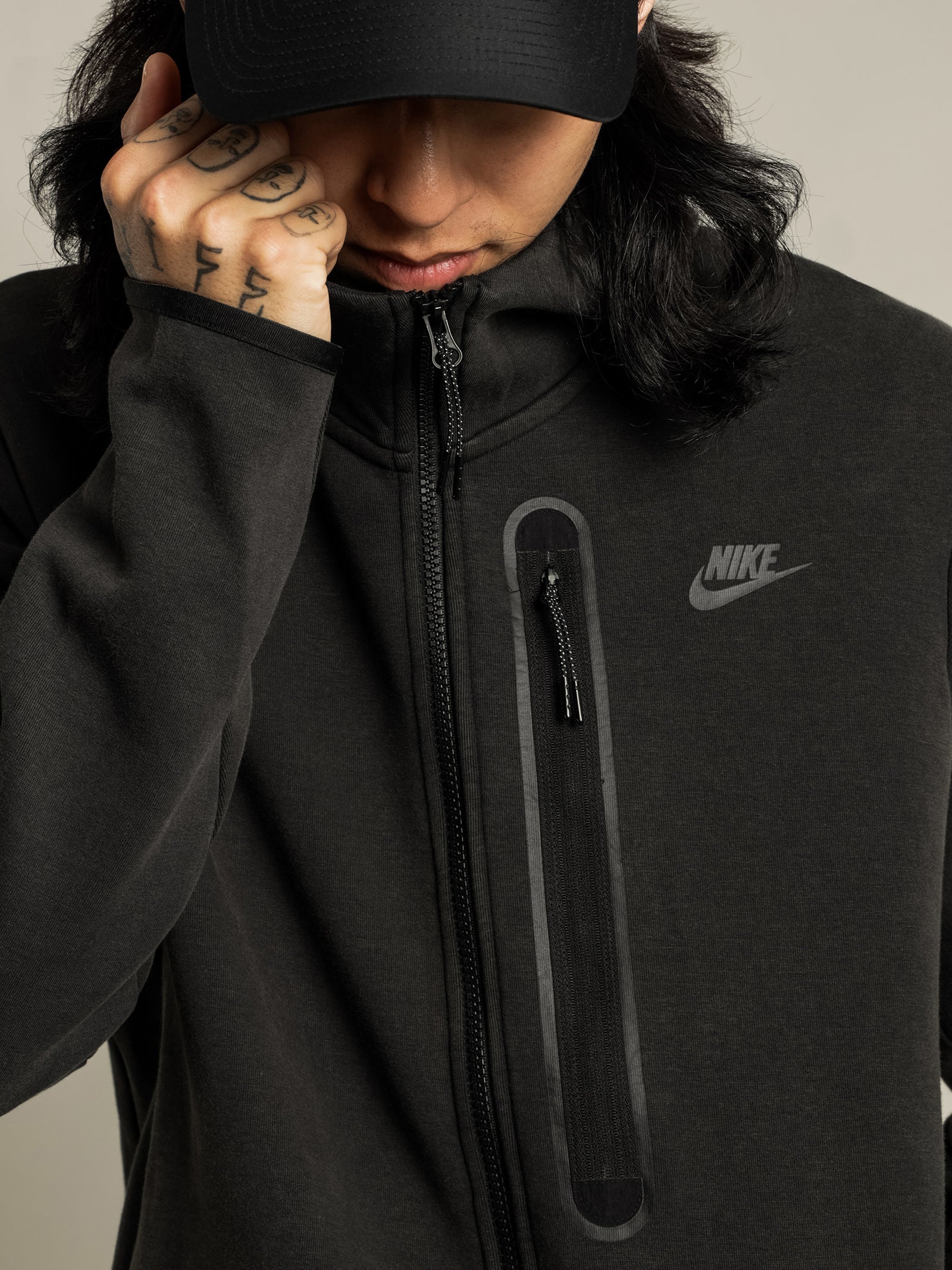 Nike NSW Tech Fleece Jacket Black | Glue Store