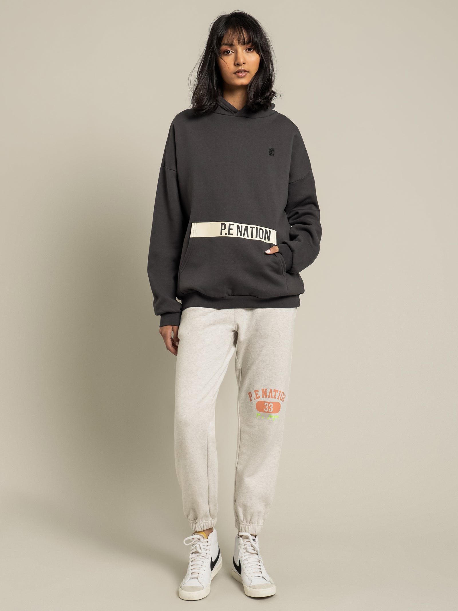 Pe Nation Momentum Hoodie Grey Mid Glue Store