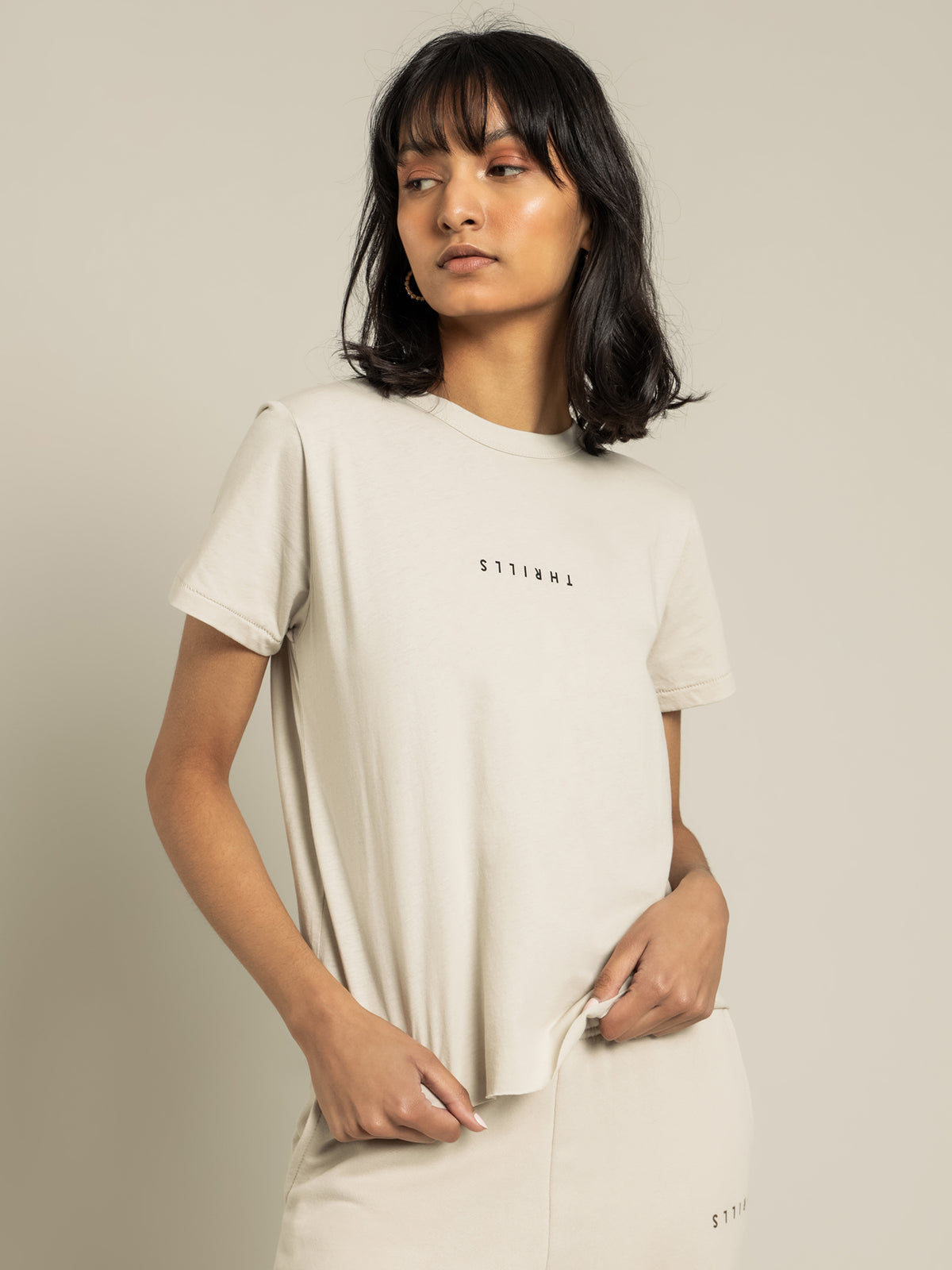 Minimal Thrills Relaxed T-Shirt in Cement