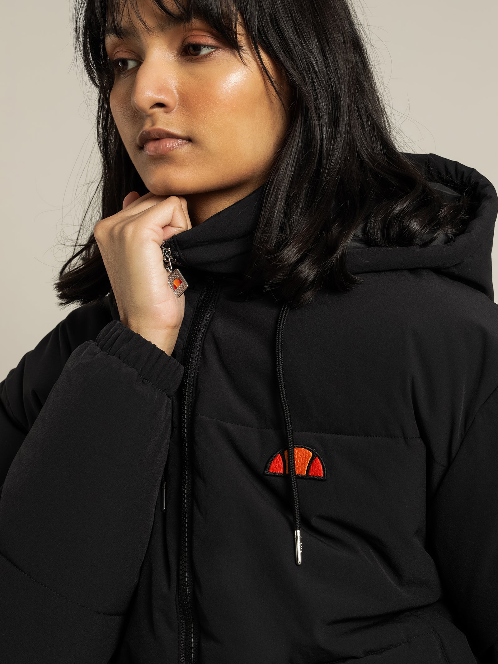 Bia Padded Puffer Jacket in Black