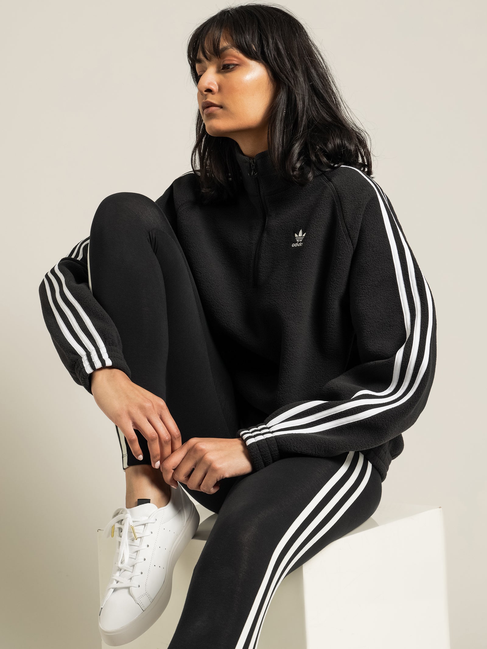 Half zip polar fleece sweatshirt Clearance