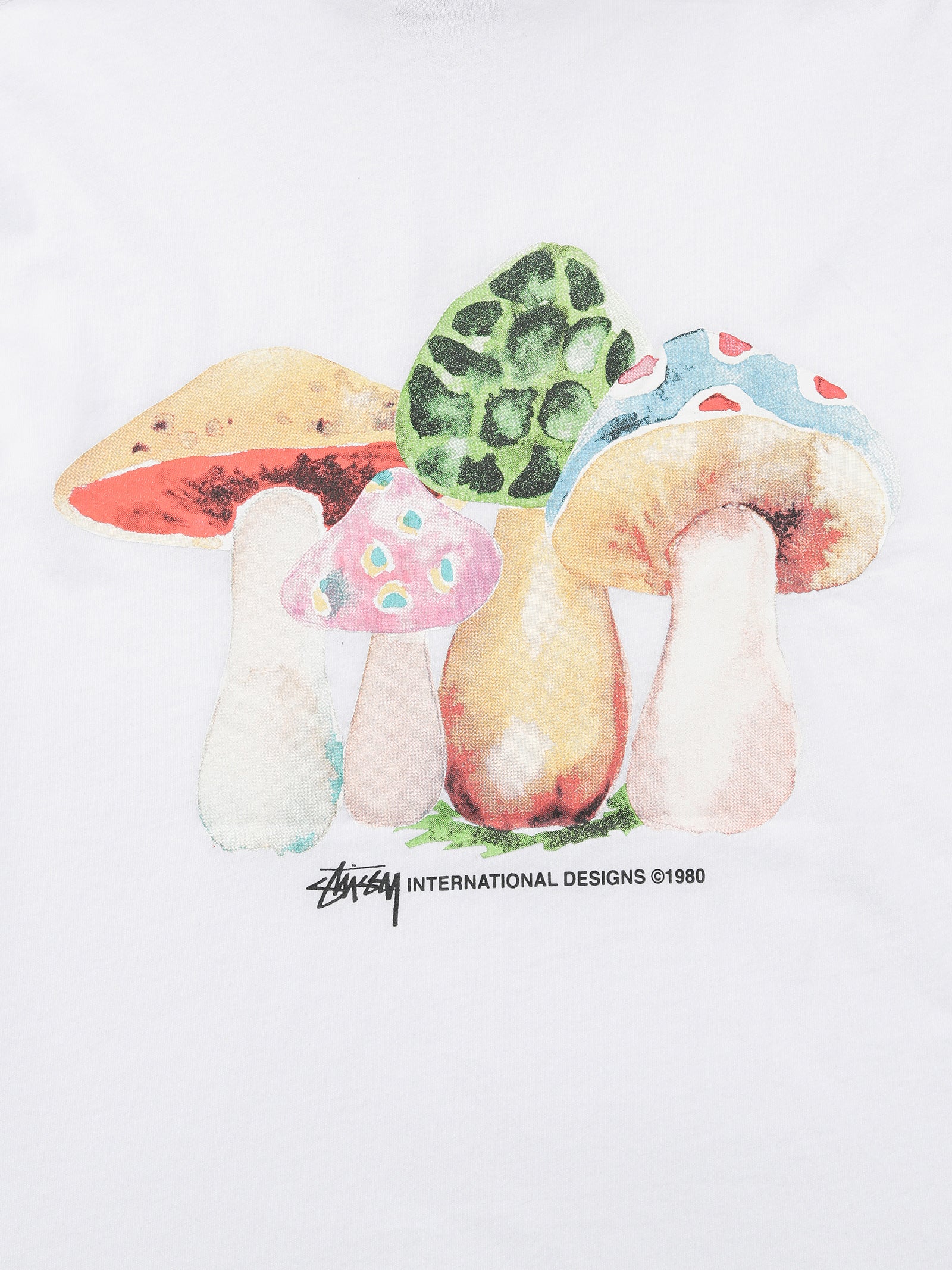 Shrooms Mock Neck Long Sleeve T-Shirt